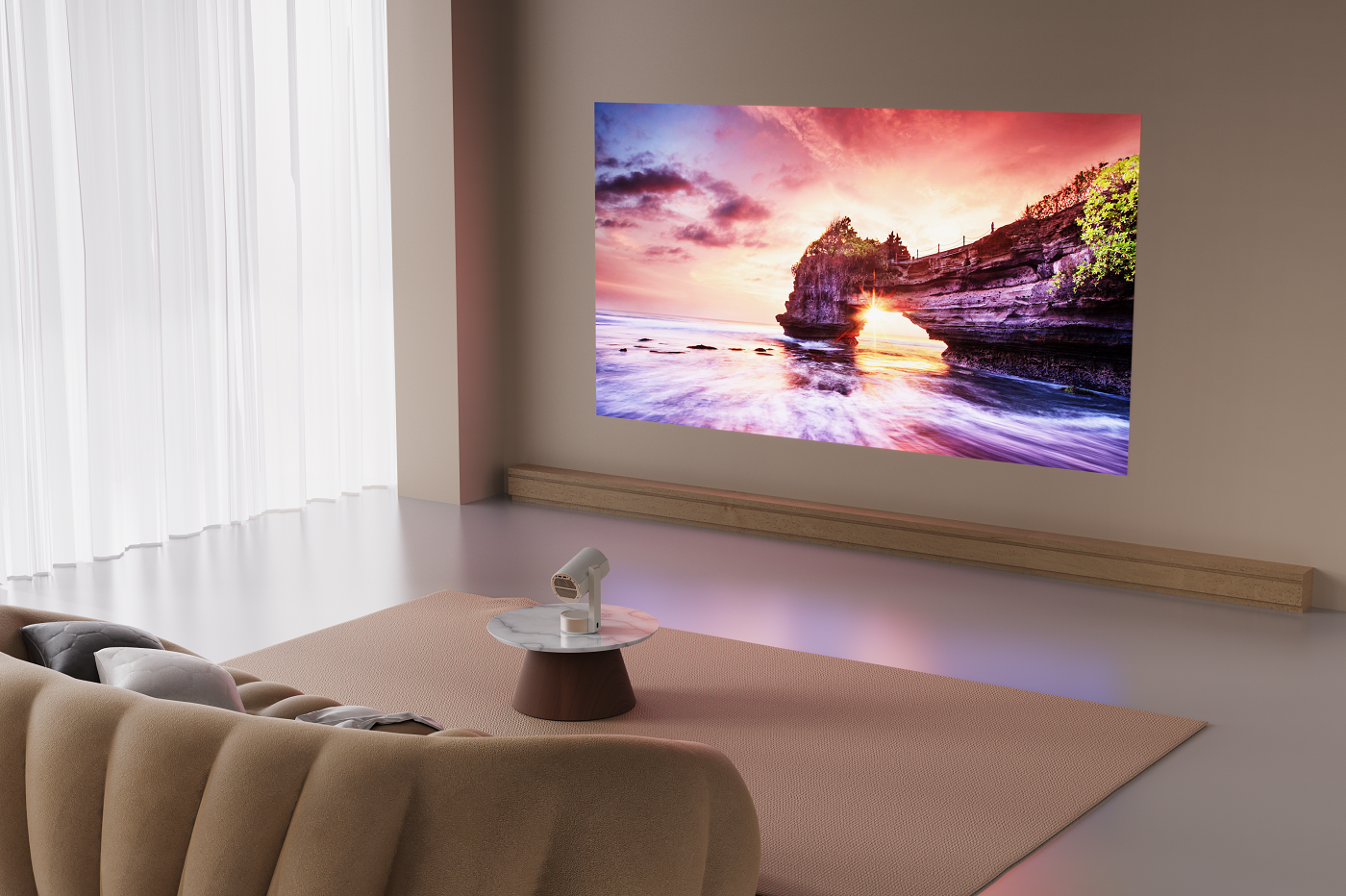 Projector Rendering，small home appliances，industrial design，Home Fashion，Portable projection，