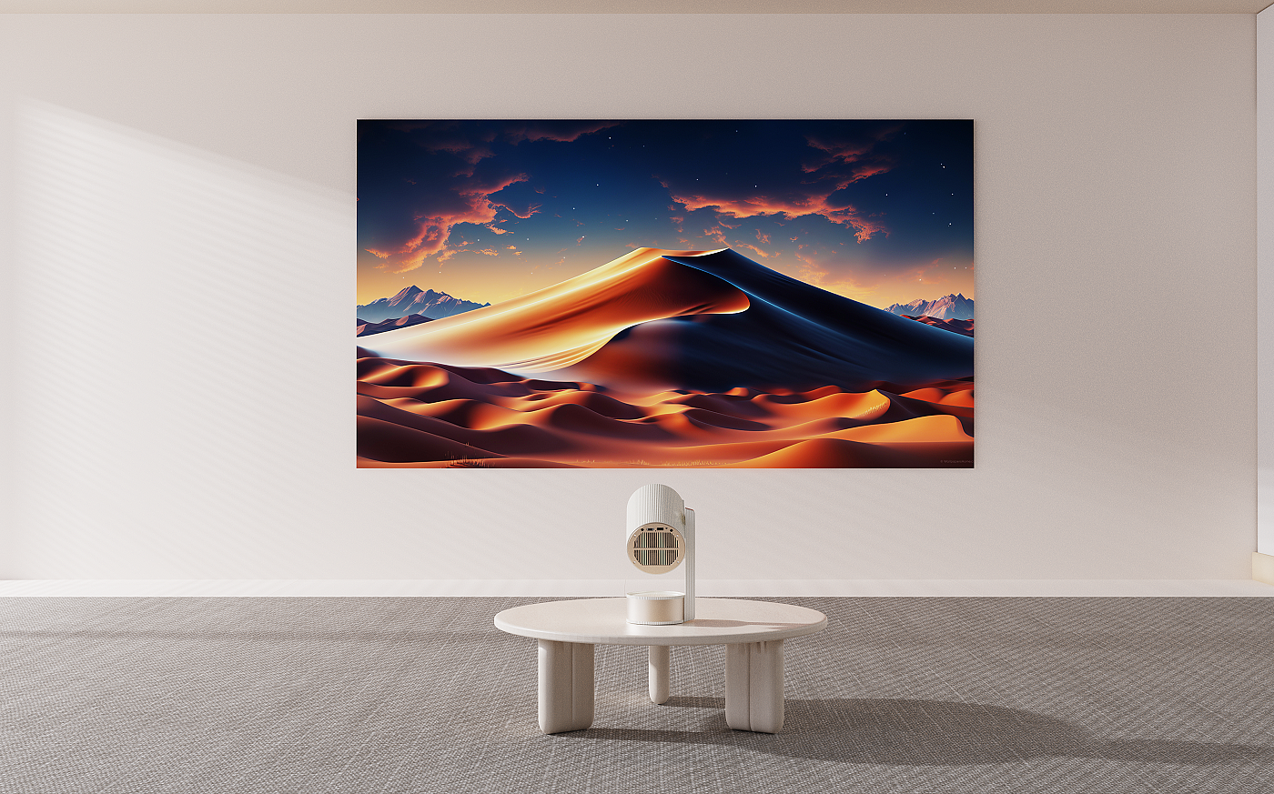 Projector Rendering，small home appliances，industrial design，Home Fashion，Portable projection，