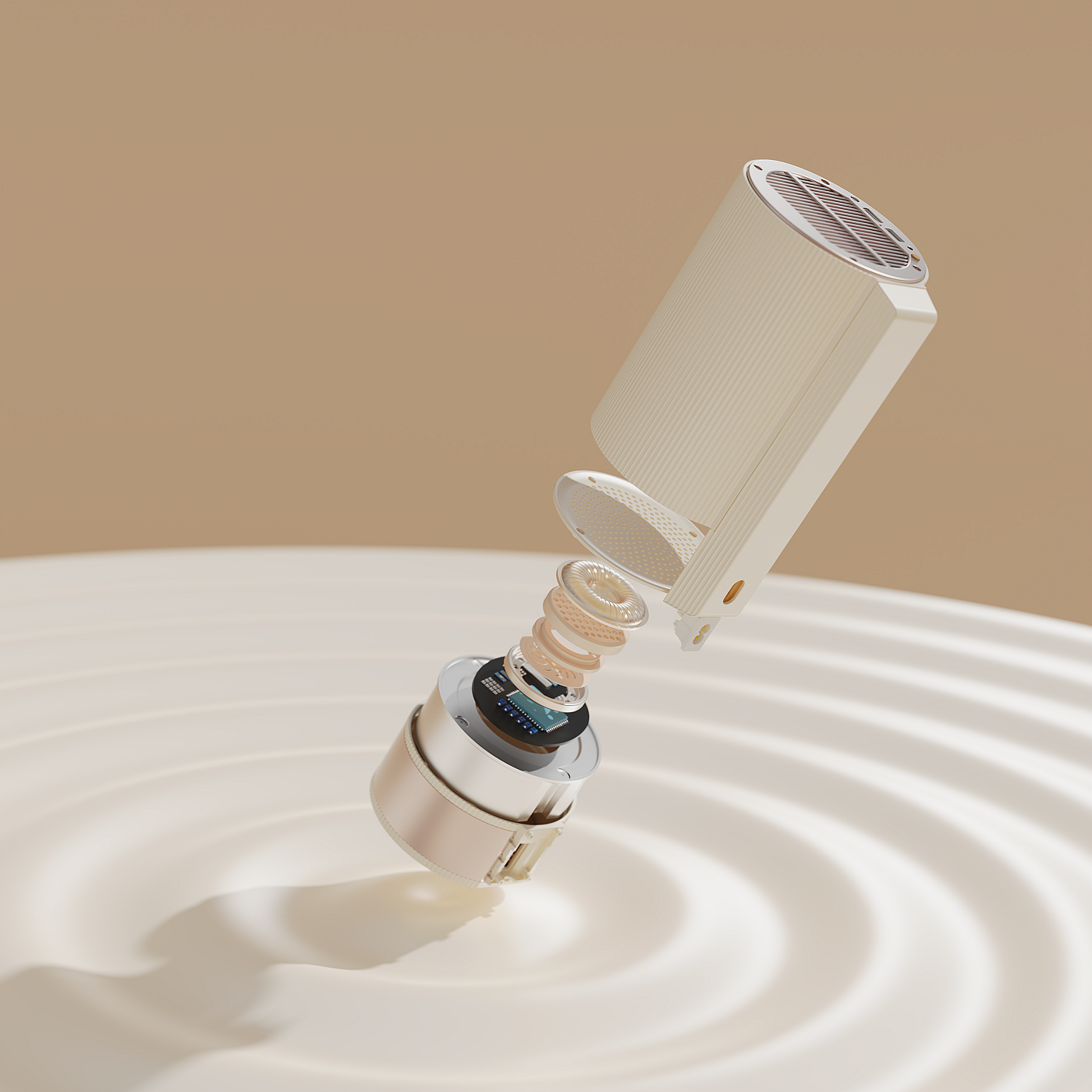 Projector Rendering，small home appliances，industrial design，Home Fashion，Portable projection，