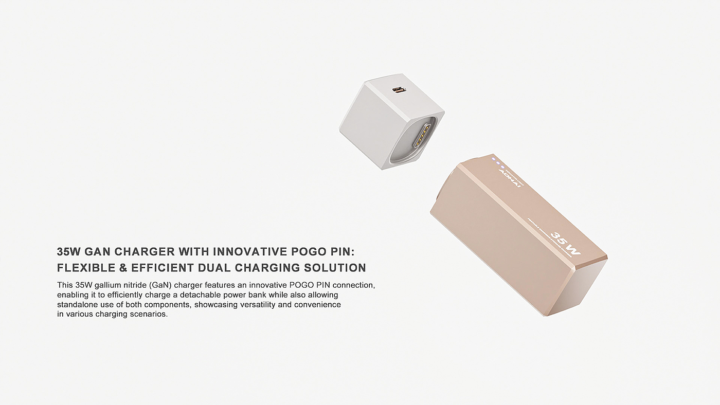 Charger, charging treasure，Golden Point Design Award，