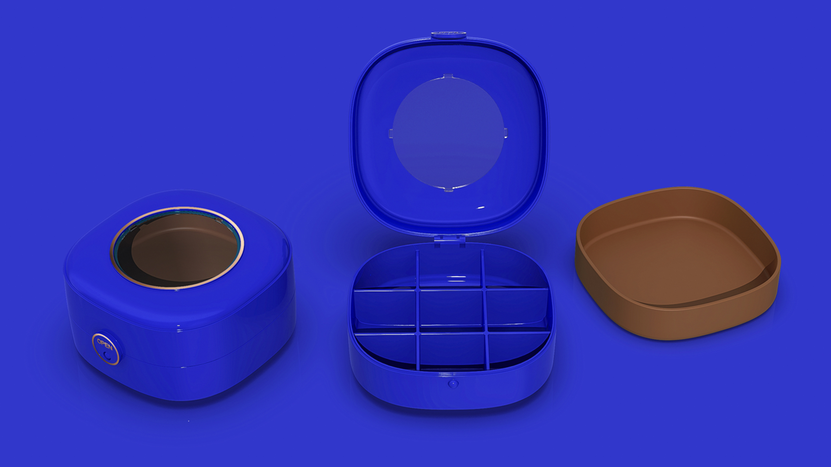 Portable jewelry storage box，storage box，Storage design，product design，Structural design，Home storage，Color matching，color，