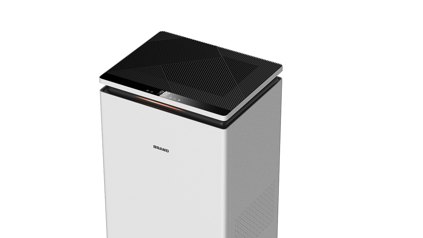 Fresh air fan，Appearance design，Household appliances，Extremely simple wind，
