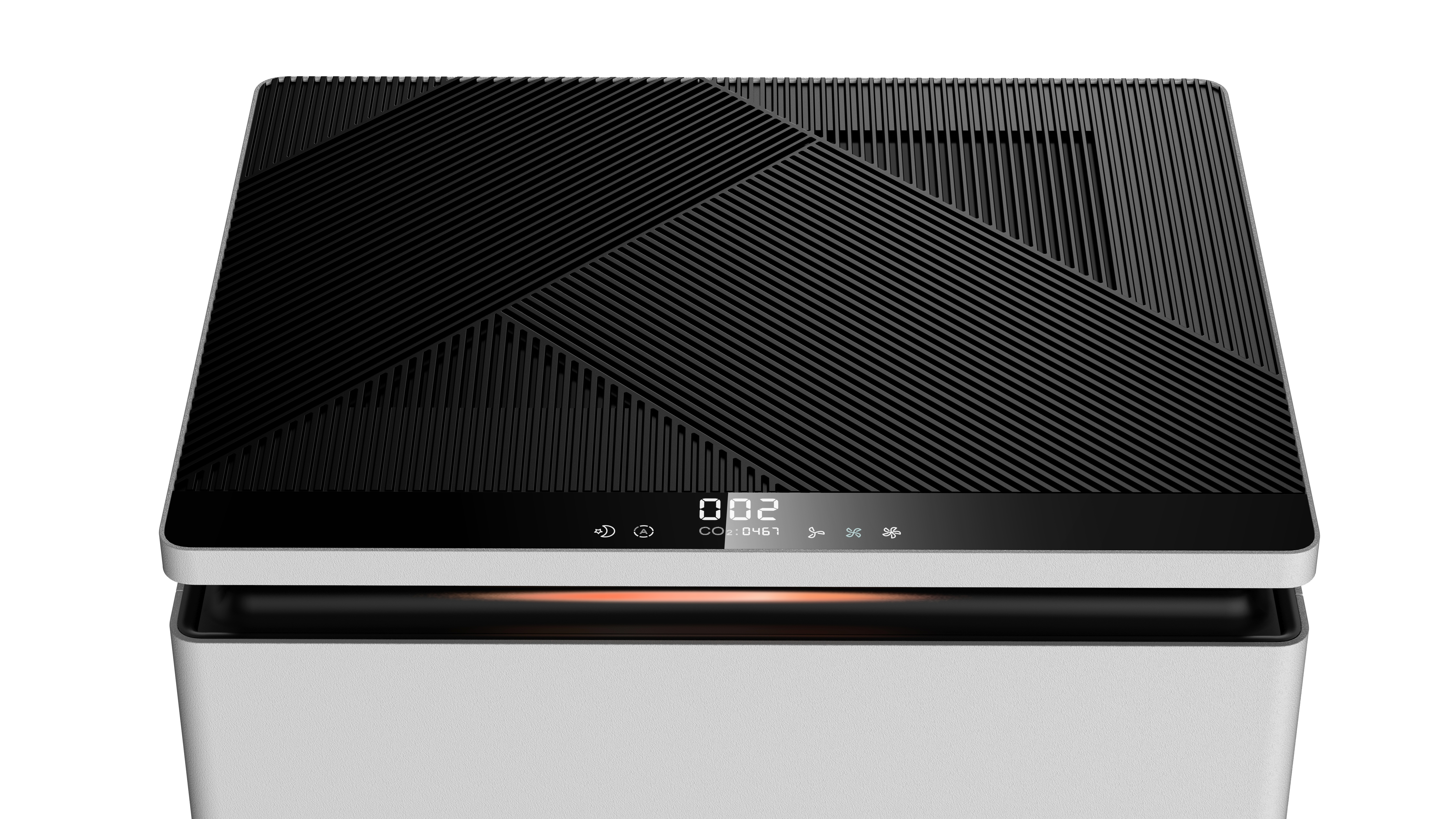 Fresh air fan，Appearance design，Household appliances，Extremely simple wind，