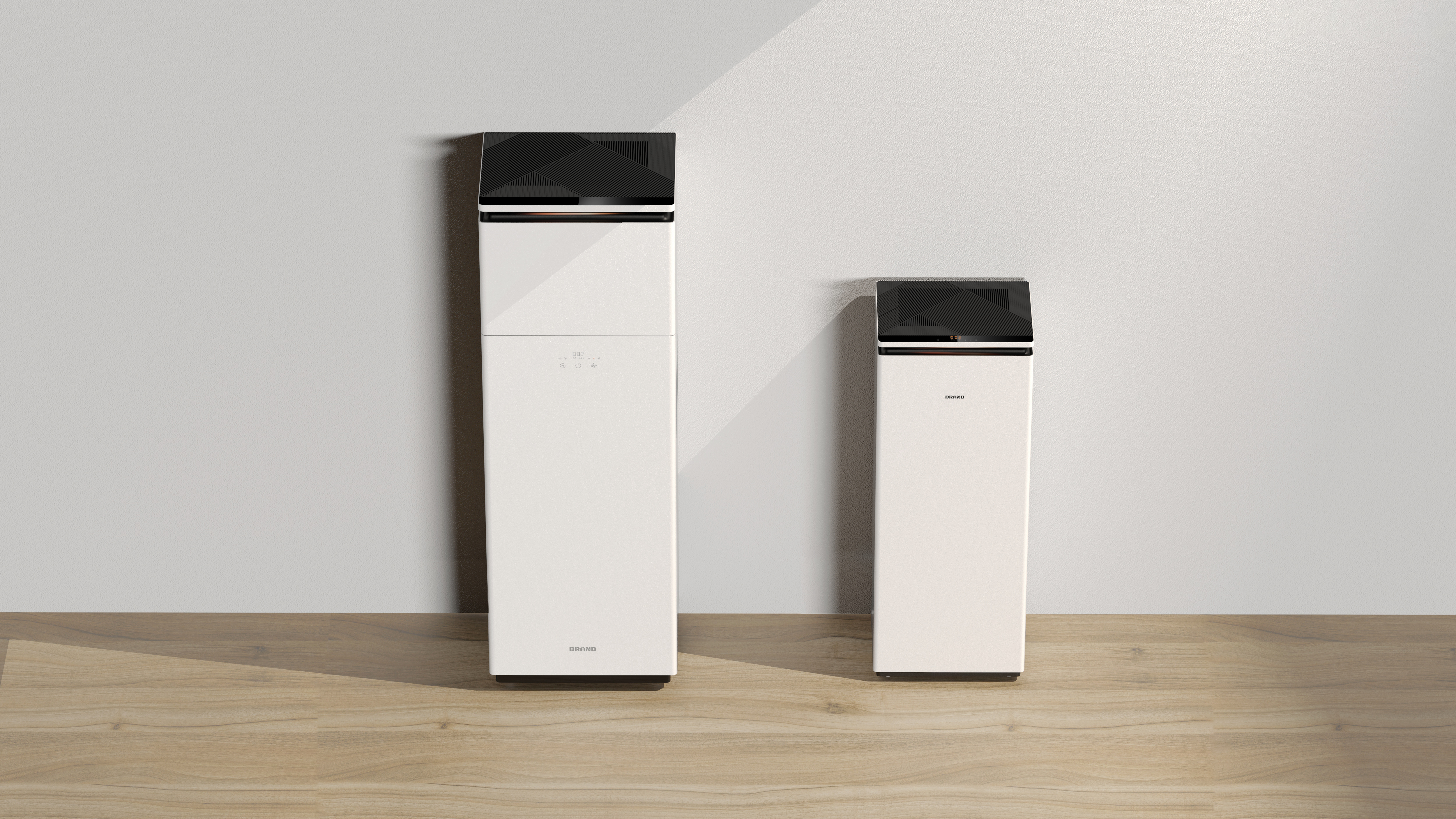 Fresh air fan，Appearance design，Household appliances，Extremely simple wind，