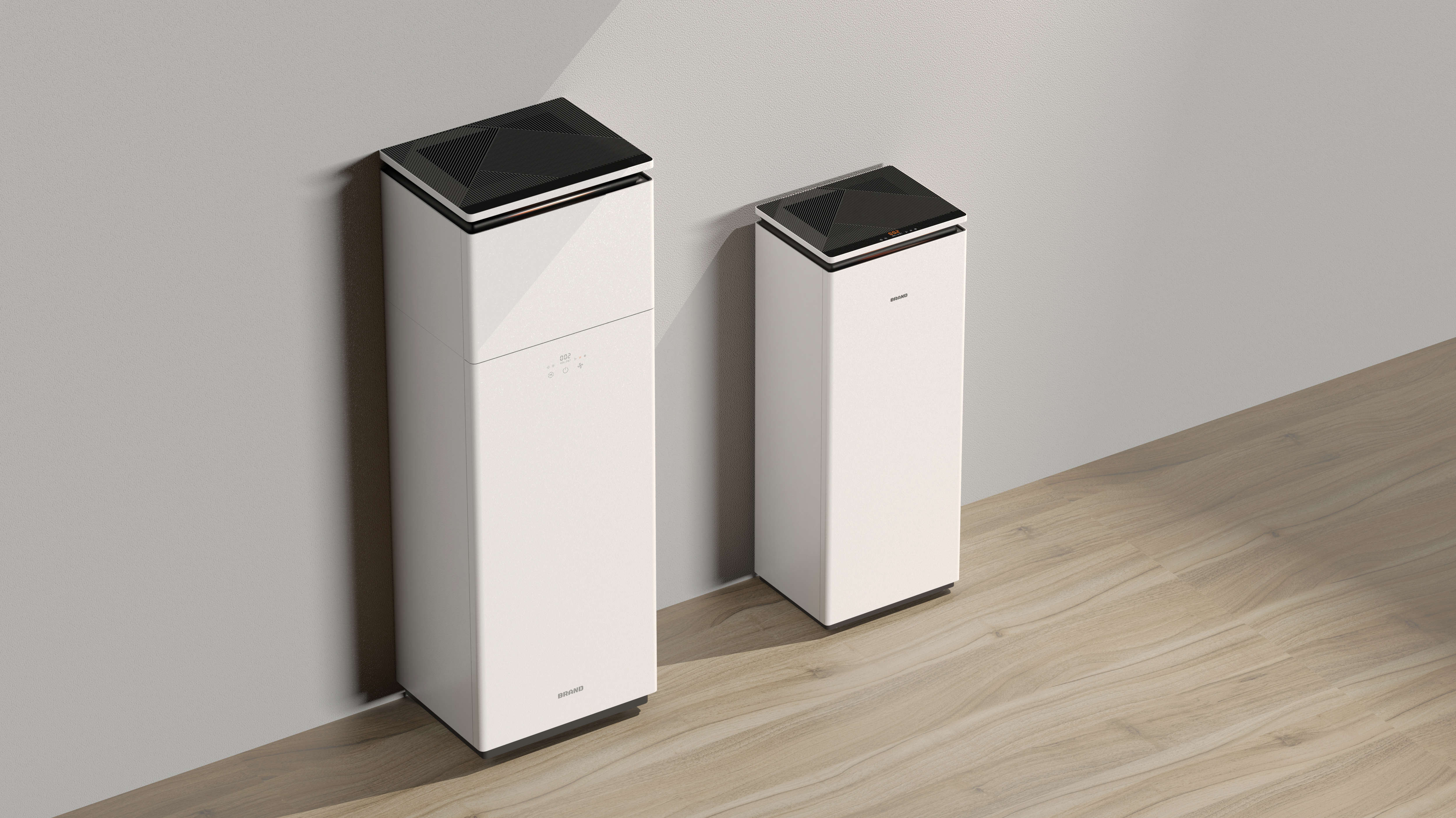 Fresh air fan，Appearance design，Household appliances，Extremely simple wind，