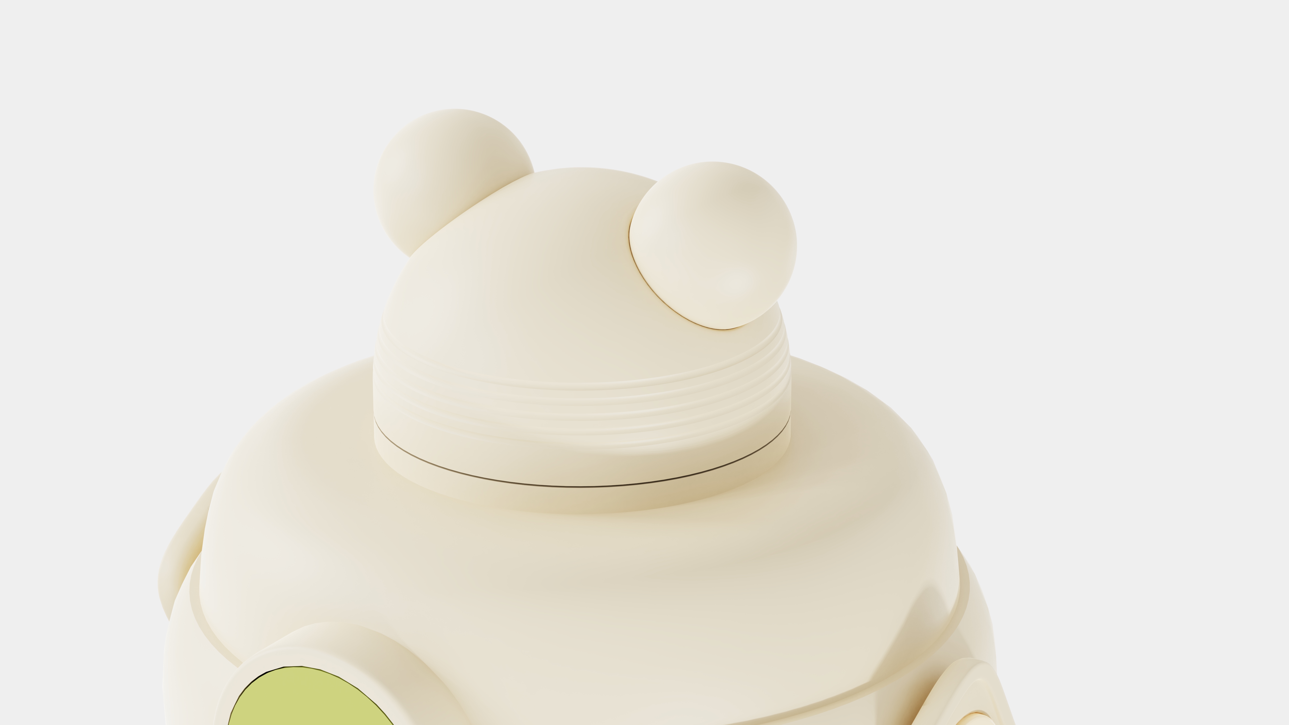 Outdoor kettle，Ins wind，Simple and cute，Little bear，conceptual design，