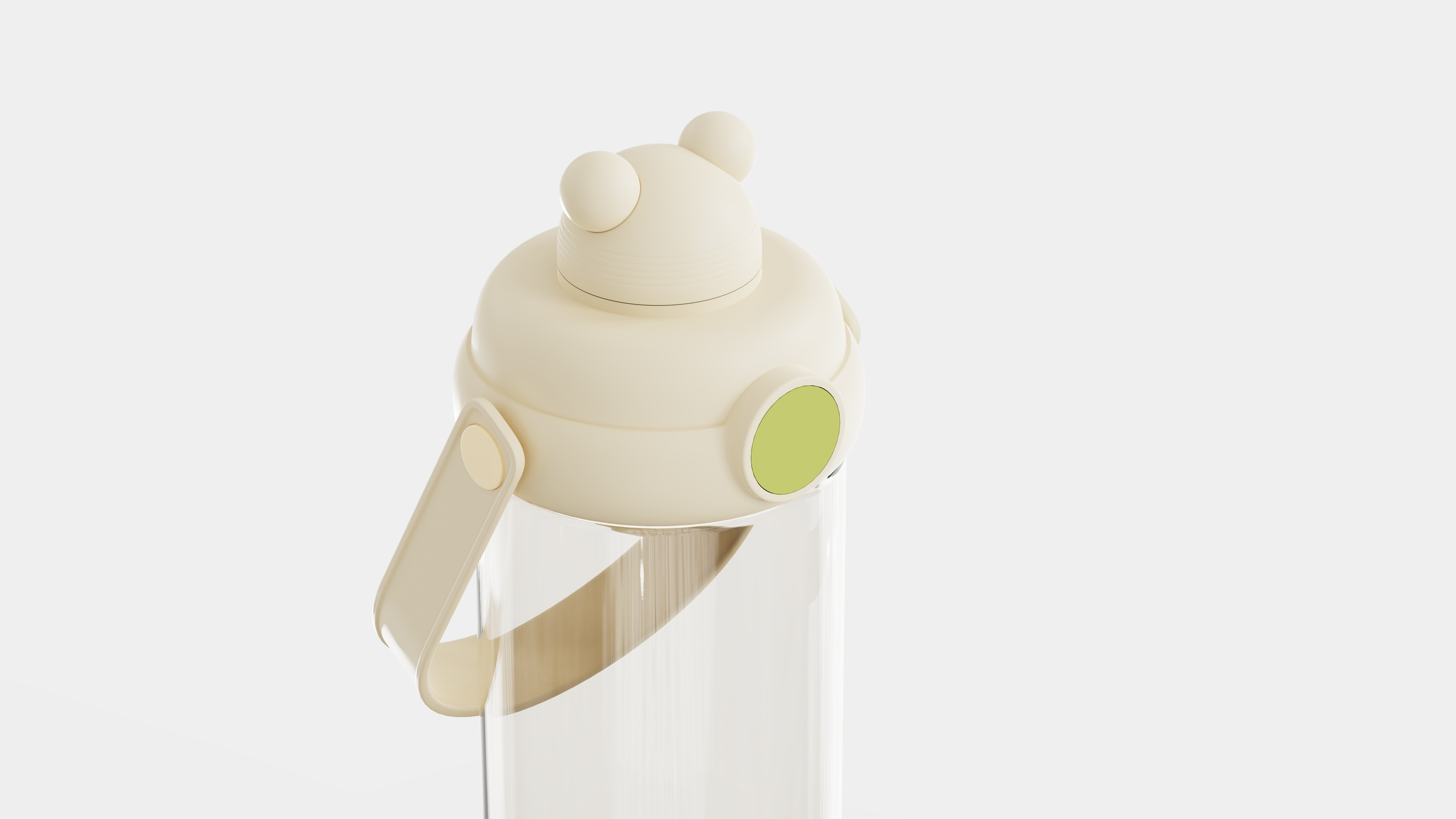 Outdoor kettle，Ins wind，Simple and cute，Little bear，conceptual design，