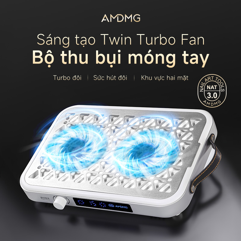 G6 Twin Turbo Nail Vacuum Cleaner-Super Suction，