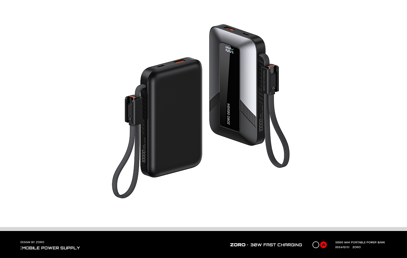 portable source，portable battery，data line，Since the line mobile power，multi-function，Sense of design，Sense of science and technology，display，