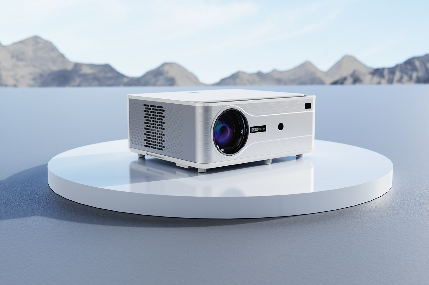 Projector，small home appliances，Rendering，Portable projection，industrial design，Digital Audio and Shadow，