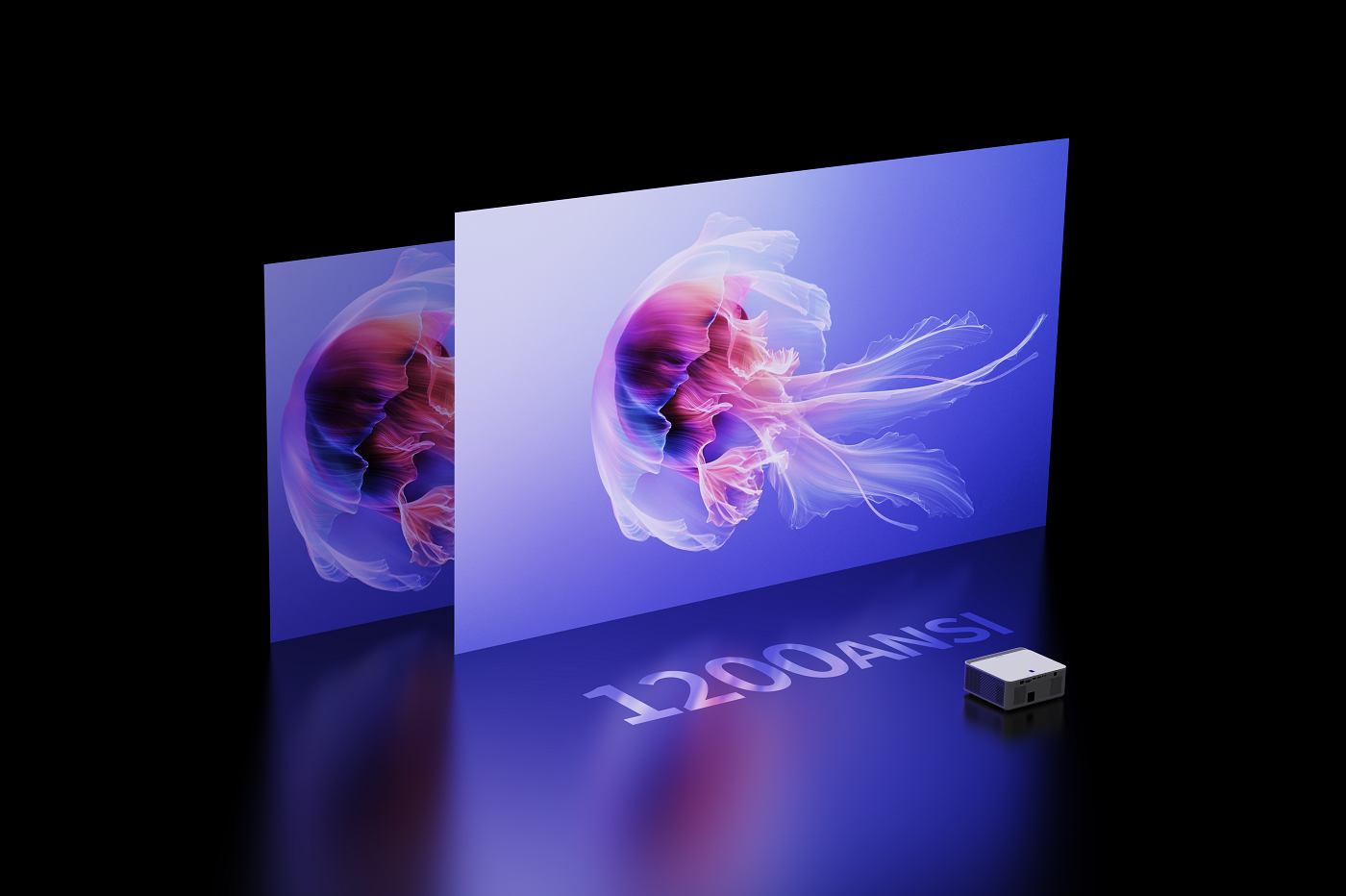 Projector，small home appliances，Rendering，Portable projection，industrial design，Digital Audio and Shadow，