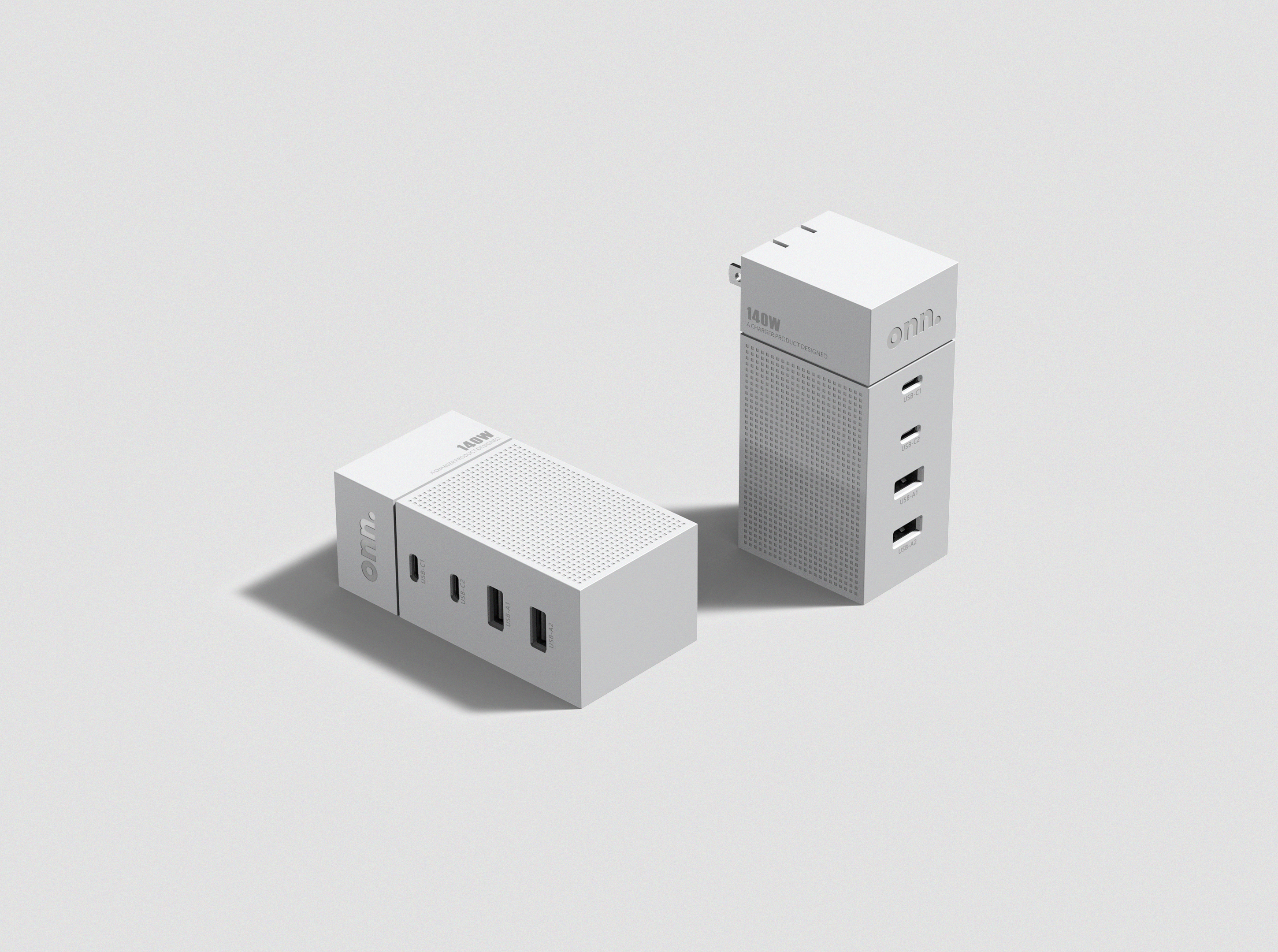 Charger，Fast charging，mini，GaN four-port，