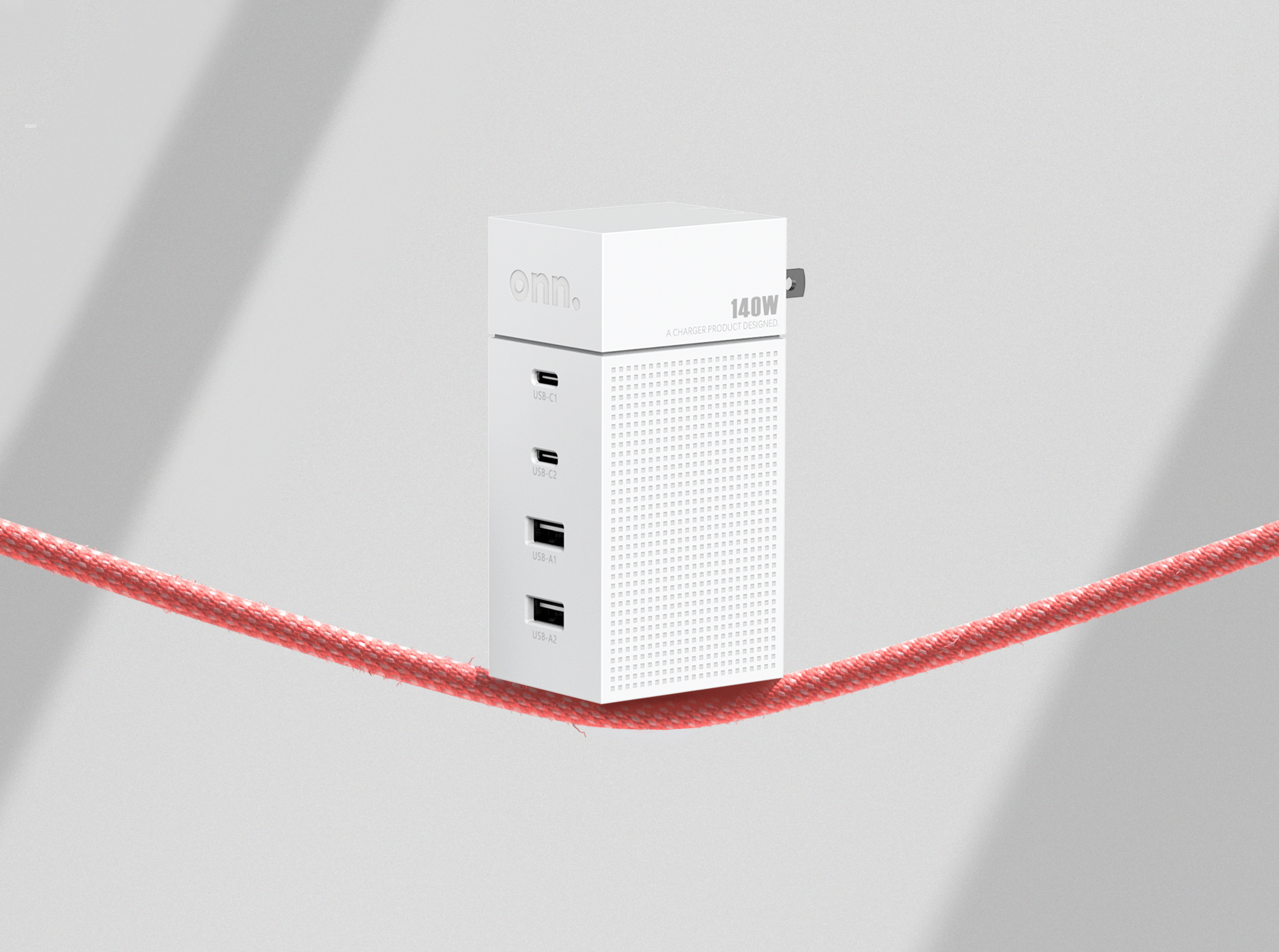 Charger，Fast charging，mini，GaN four-port，