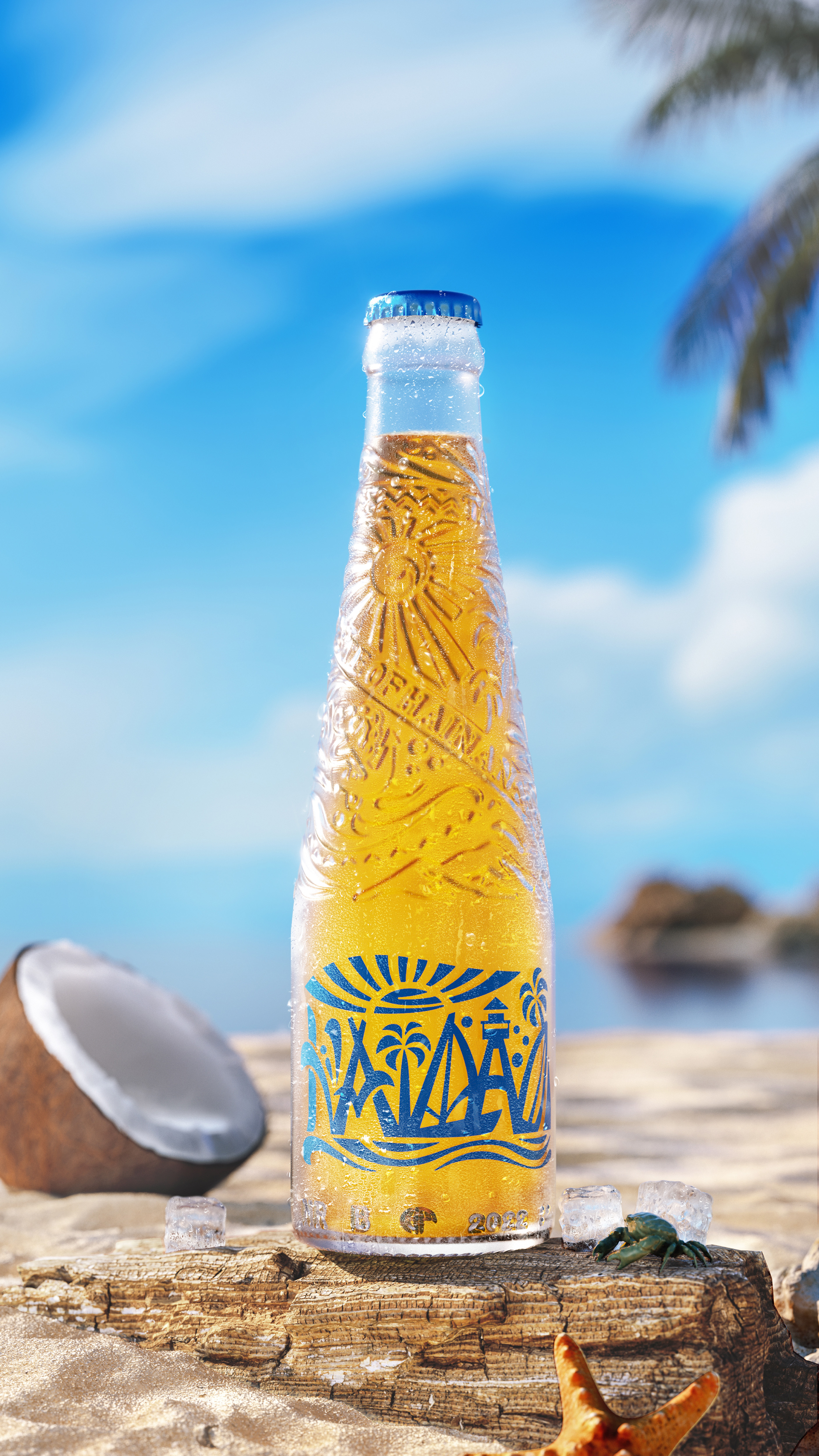 Filling and packaging，Beer，Wine packaging，snowflake，Snow Beer，If design award，Germany if，