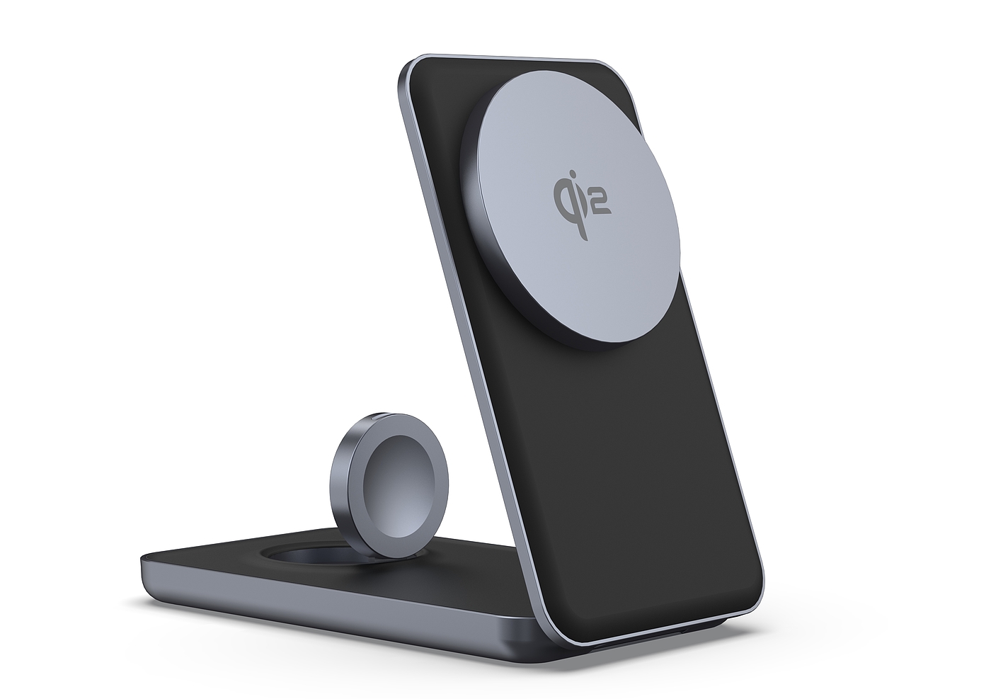 Q2 magnetic three-in-one wireless charger，