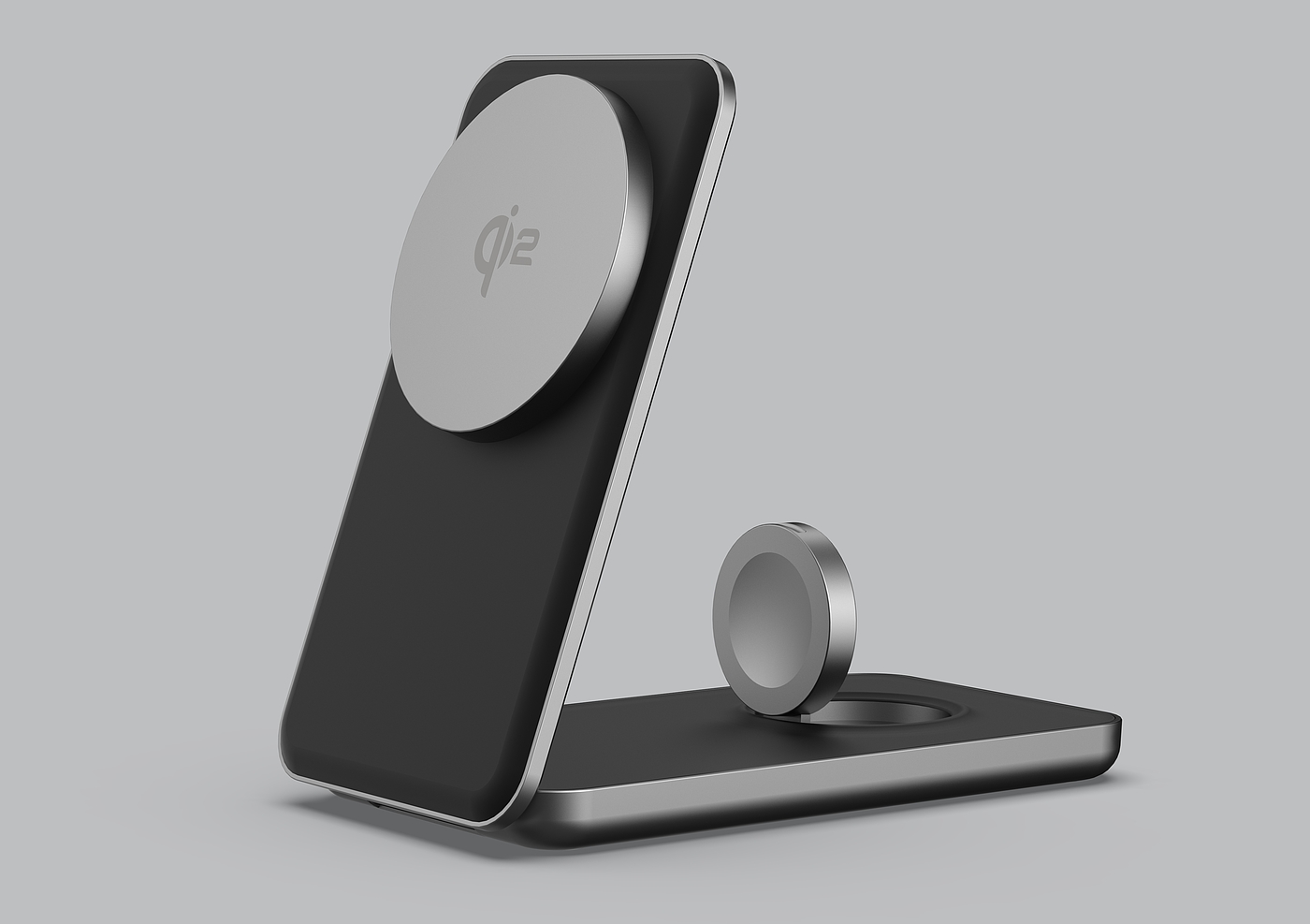 Q2 magnetic three-in-one wireless charger，