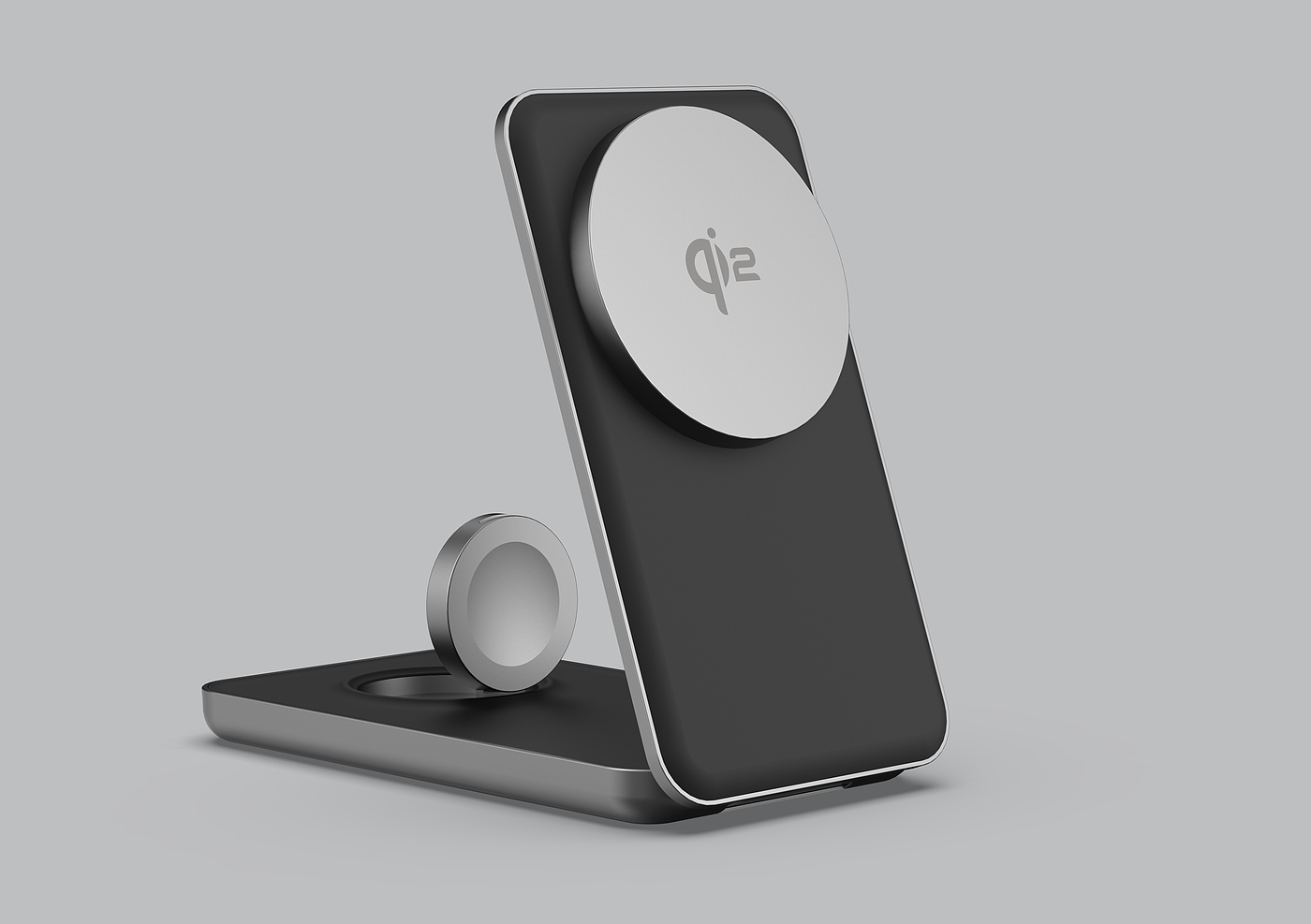 Q2 magnetic three-in-one wireless charger，