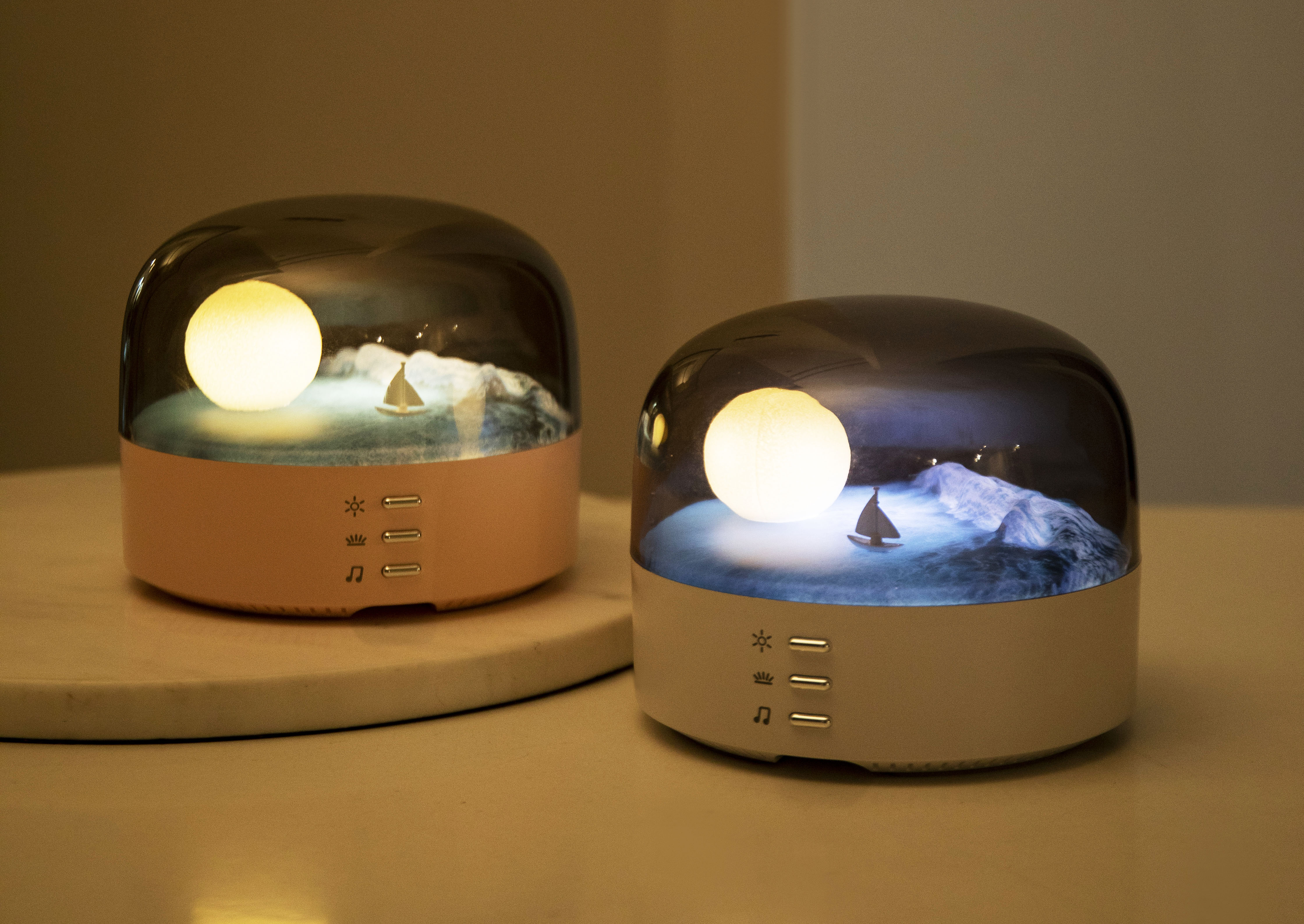 Creative lamp，Atmosphere lamp，Sunset Sunset，Creative design，Floating with the wind，Bluetooth Speaker ，stepless dimming，