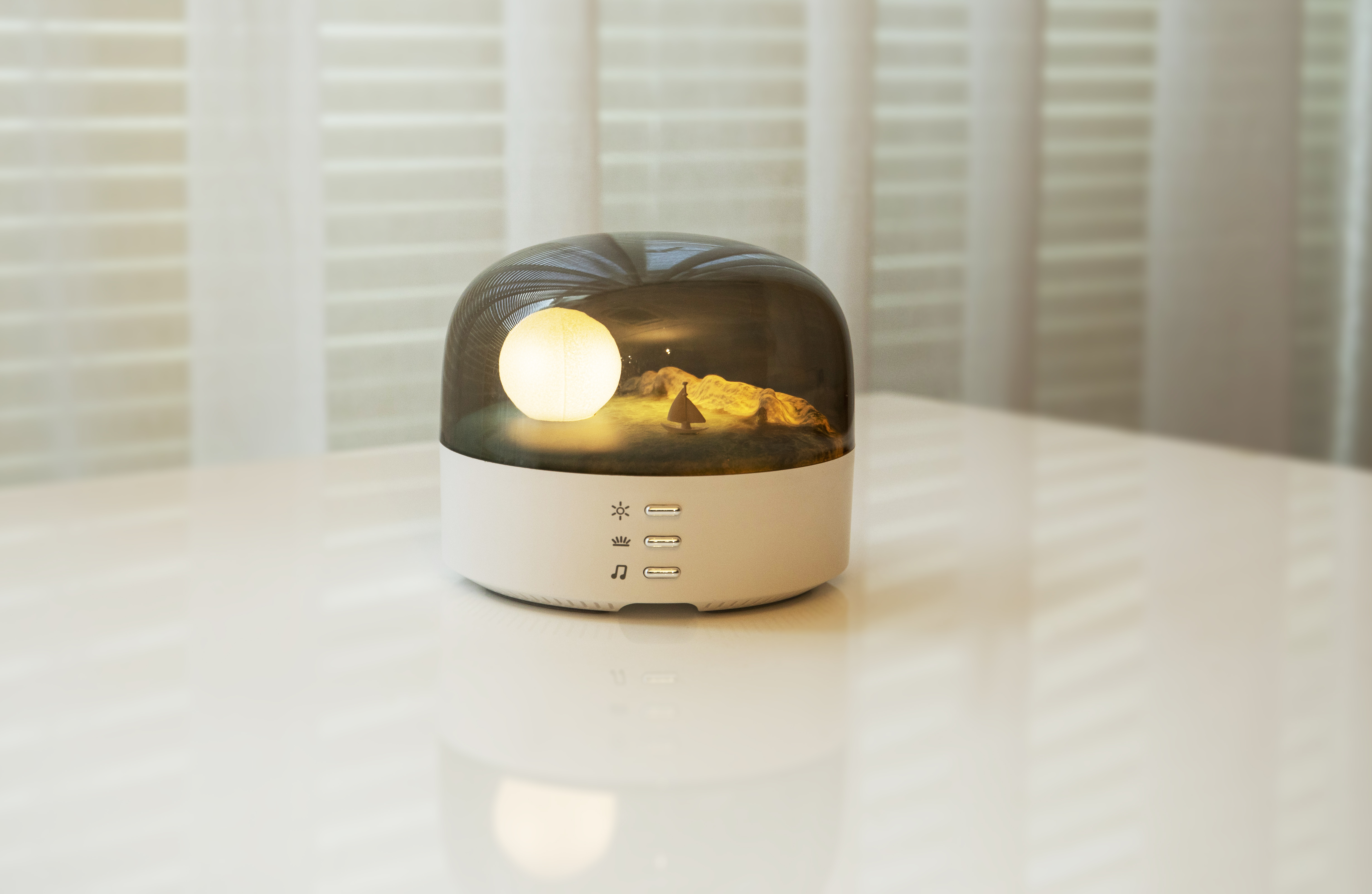 Creative lamp，Atmosphere lamp，Sunset Sunset，Creative design，Floating with the wind，Bluetooth Speaker ，stepless dimming，