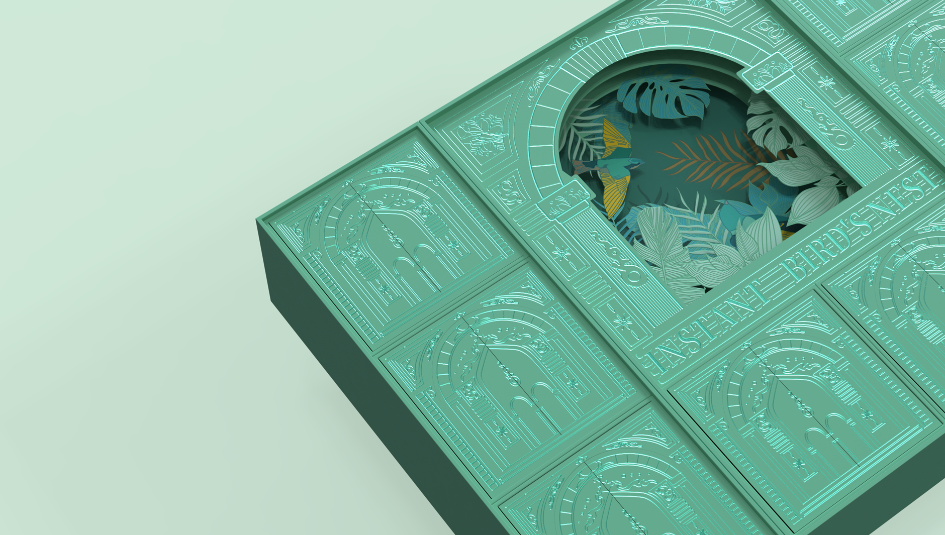 Bird's Nest Packaging Design，Instant Bird's Nest Packaging，Sam's member gift box packaging，