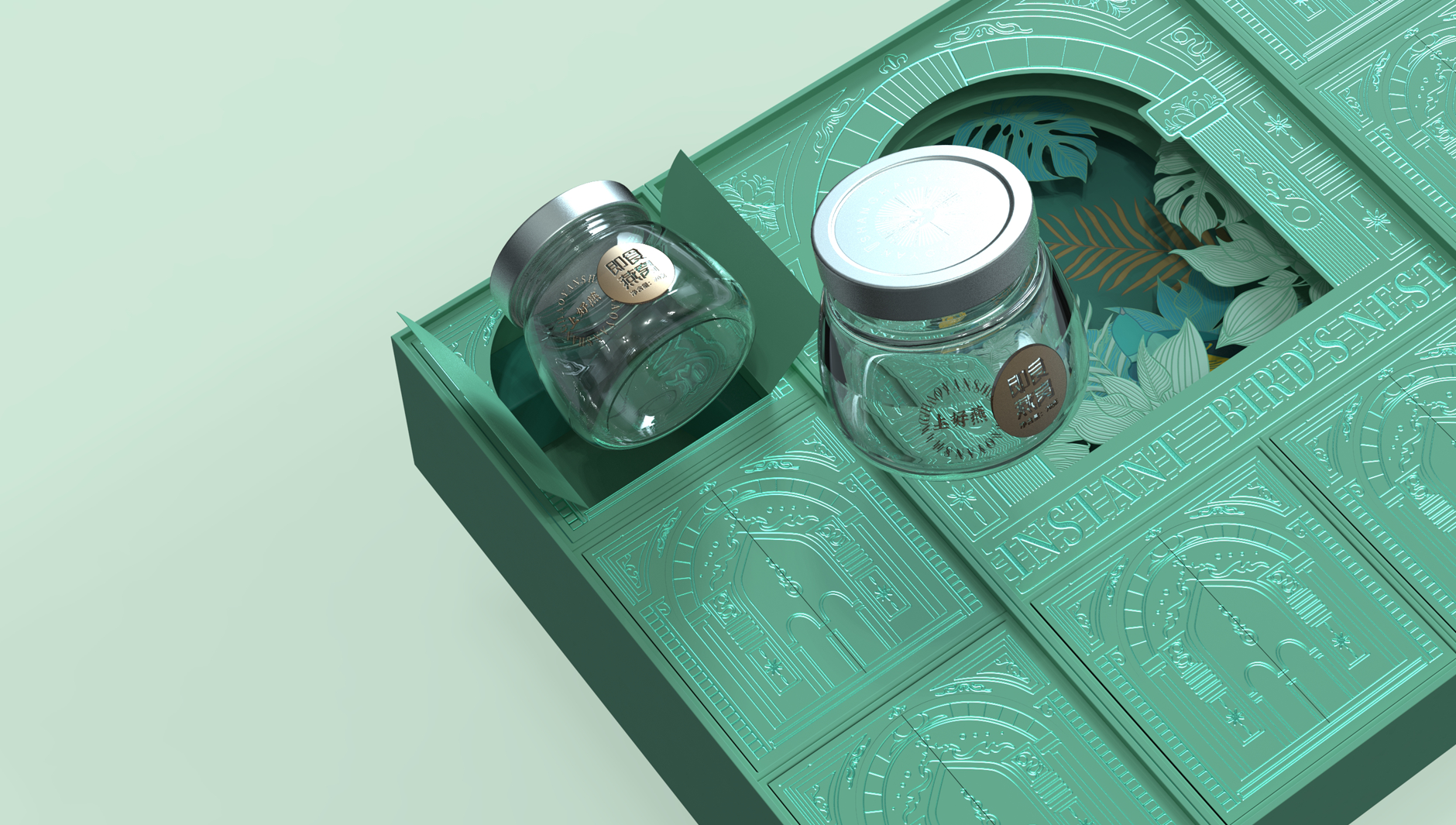 Bird's Nest Packaging Design，Instant Bird's Nest Packaging，Sam's member gift box packaging，