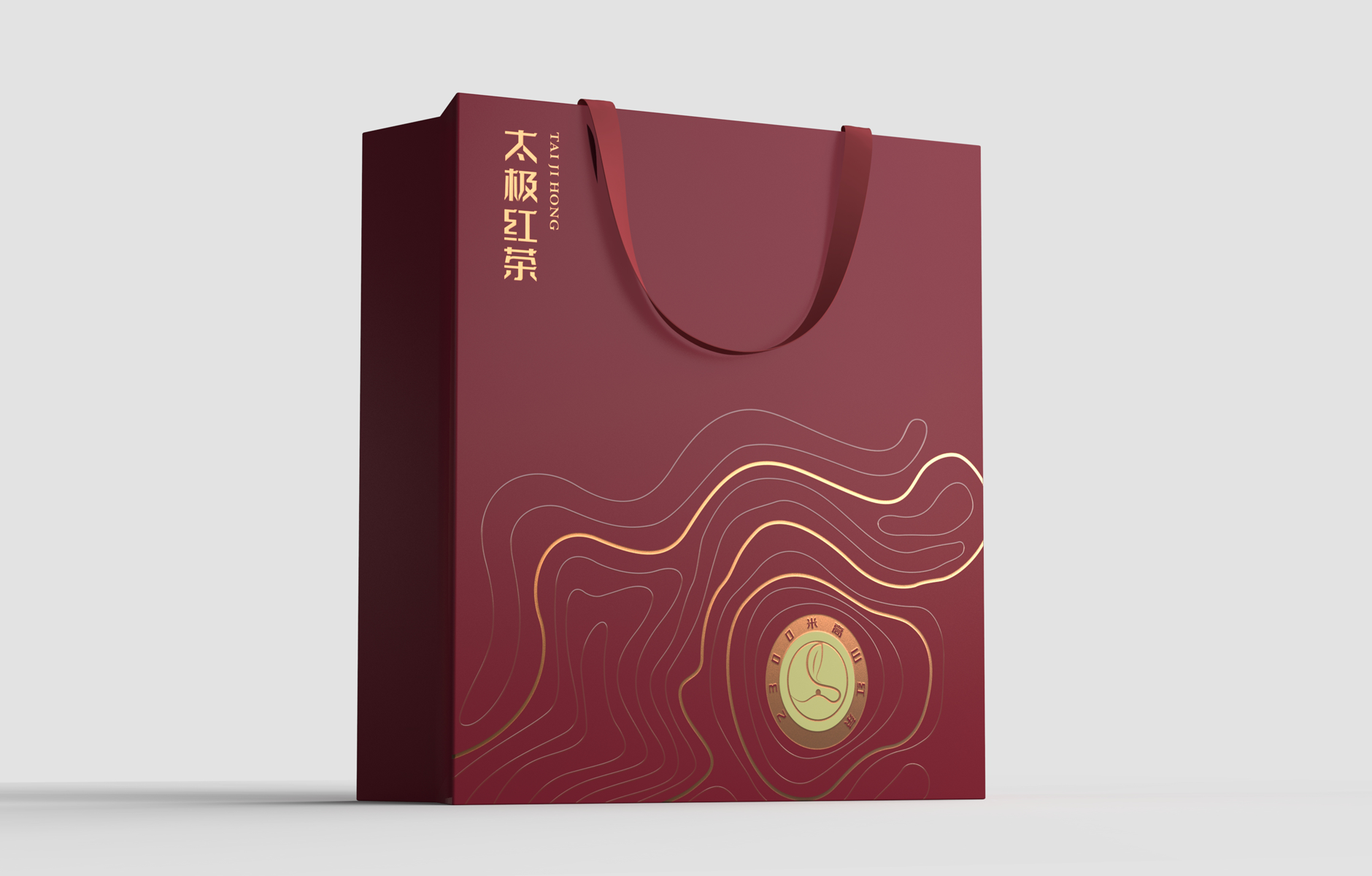 Taiji Black Tea Packaging，Tea gift box packaging，High-end tea packaging，