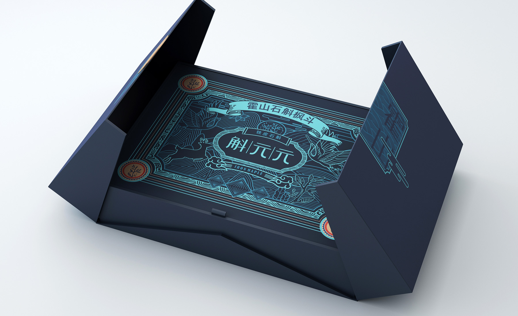 Dendrobium Huoshanense Packaging，Dendrobium officinale gift box packaging，Packaging design of health products，