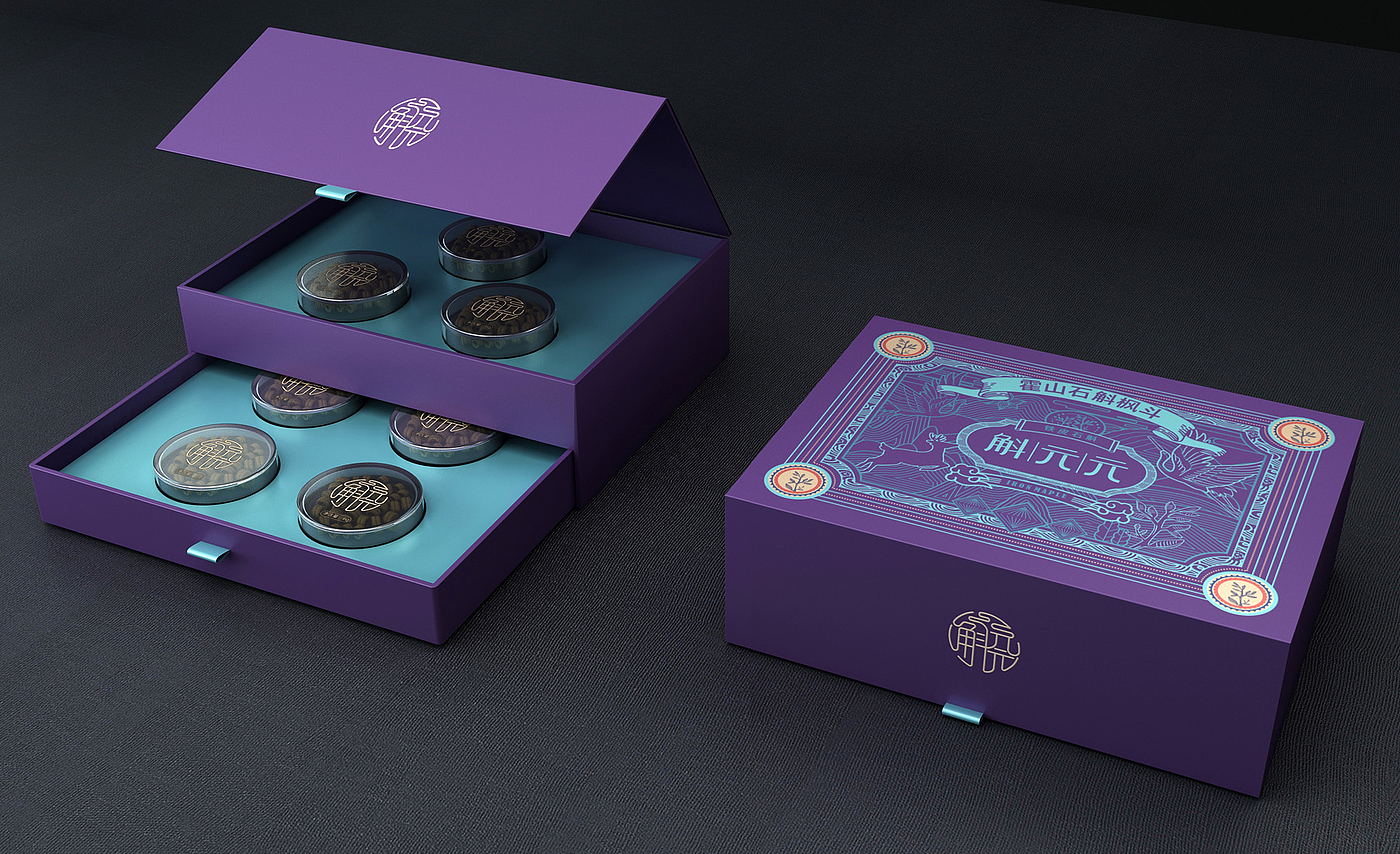 Dendrobium Huoshanense Packaging，Dendrobium officinale gift box packaging，Packaging design of health products，