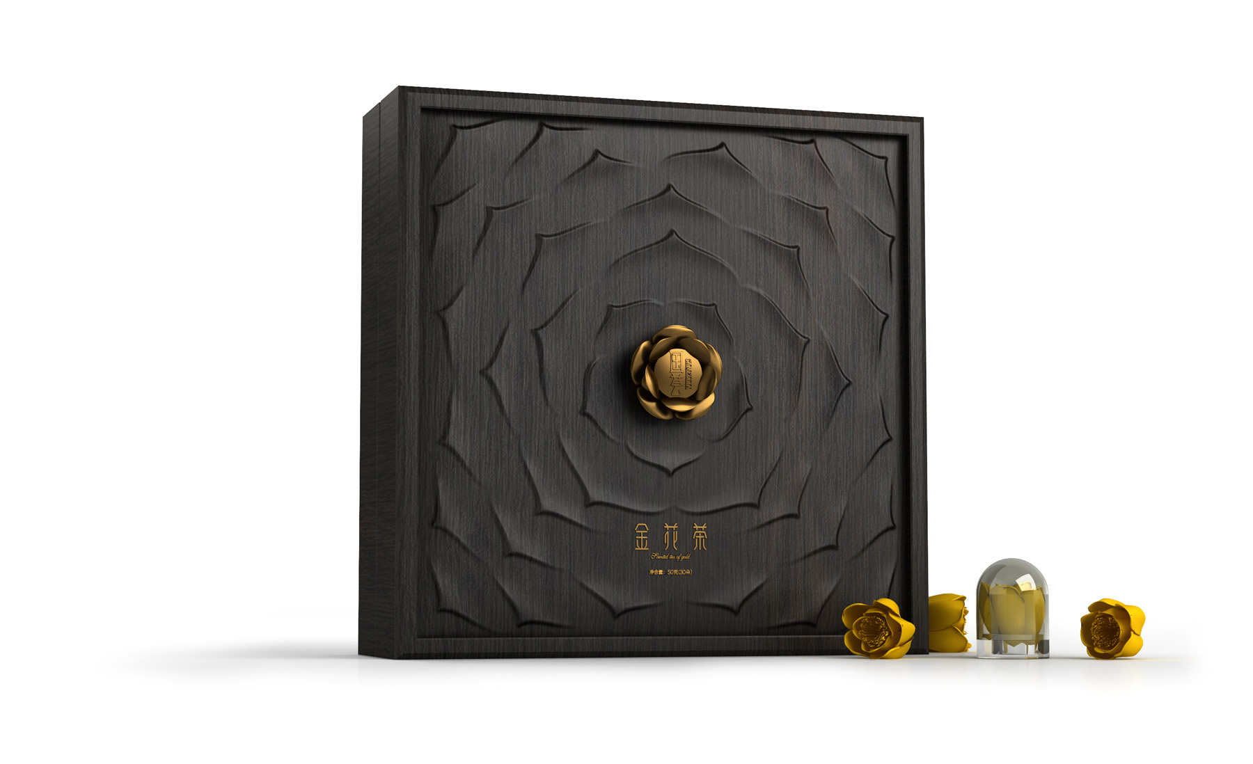 Guohui Golden Camellia Tea Packaging，Golden Flower Tea Packaging，Nutritional health care products packaging，