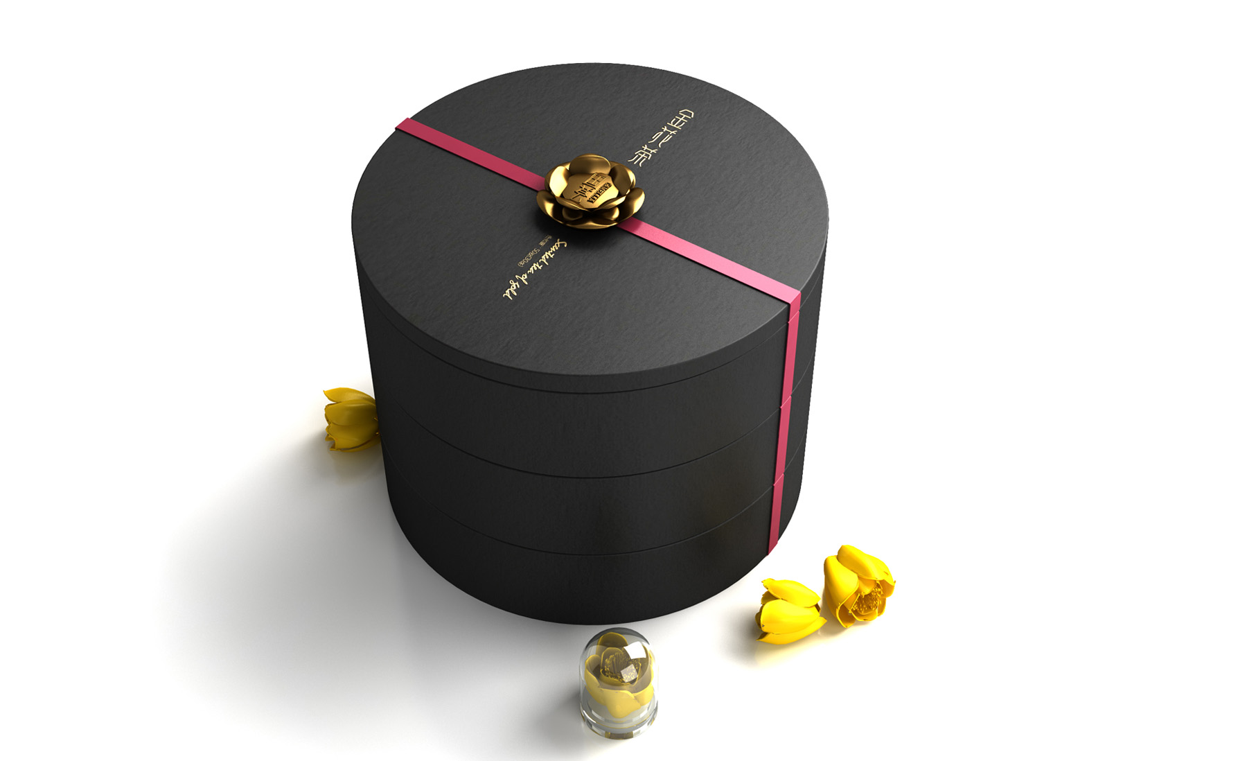 Guohui Golden Camellia Tea Packaging，Golden Flower Tea Packaging，Nutritional health care products packaging，