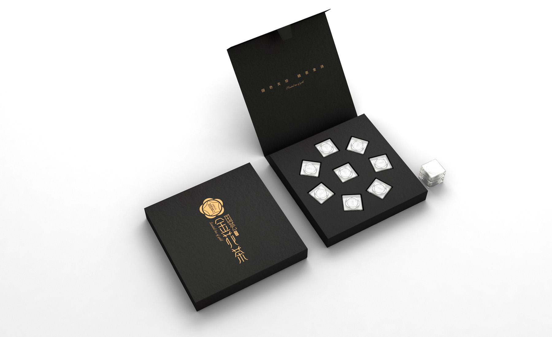 Guohui Golden Camellia Tea Packaging，Golden Flower Tea Packaging，Nutritional health care products packaging，