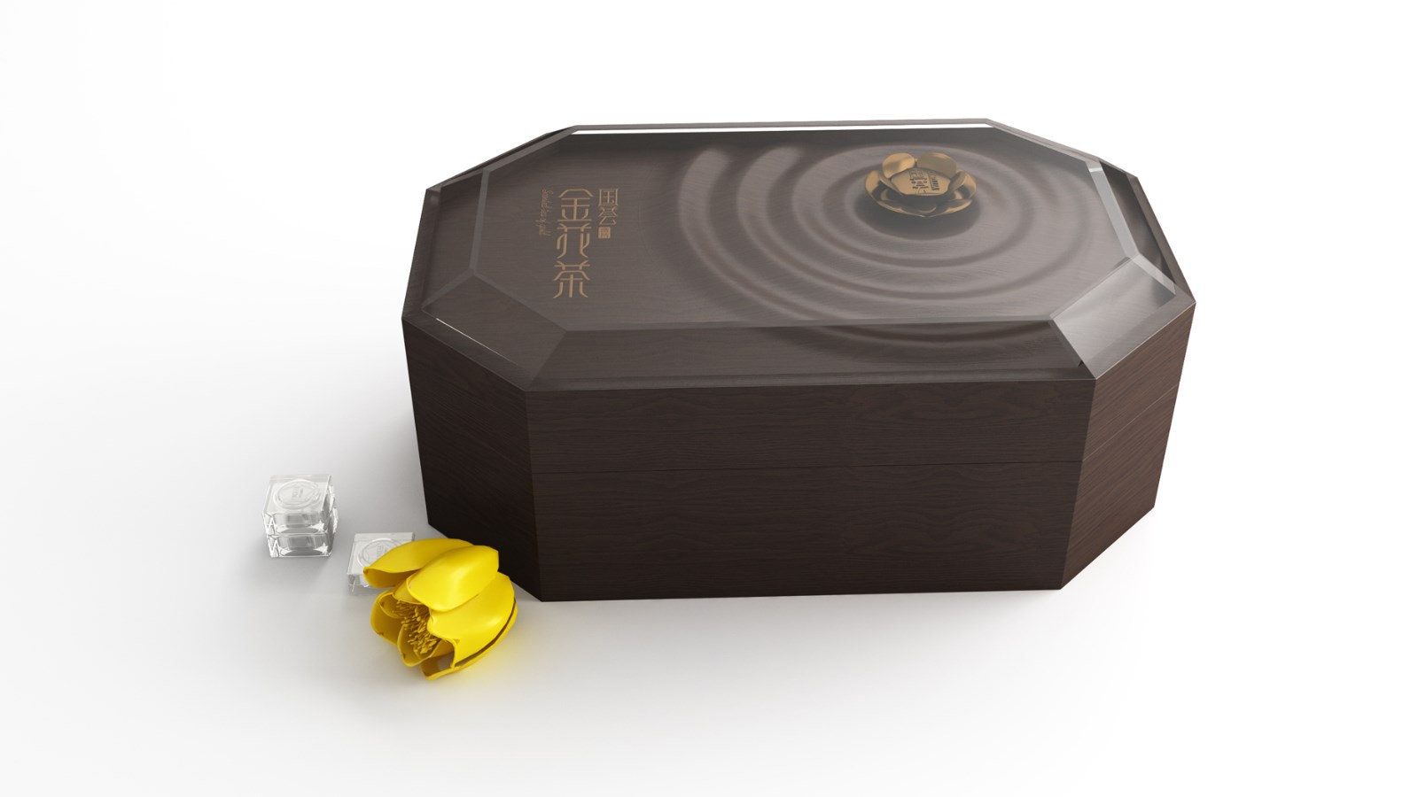 Guohui Golden Camellia Tea Packaging，Golden Flower Tea Packaging，Nutritional health care products packaging，