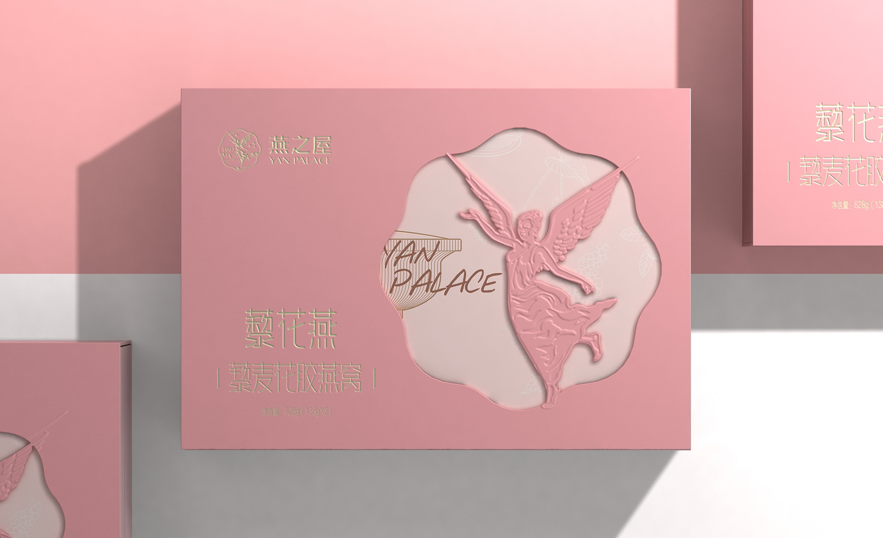 Bird's Nest Packaging，Coconut milk flower glue bird's nest packaging，Bird's nest gift box packaging，