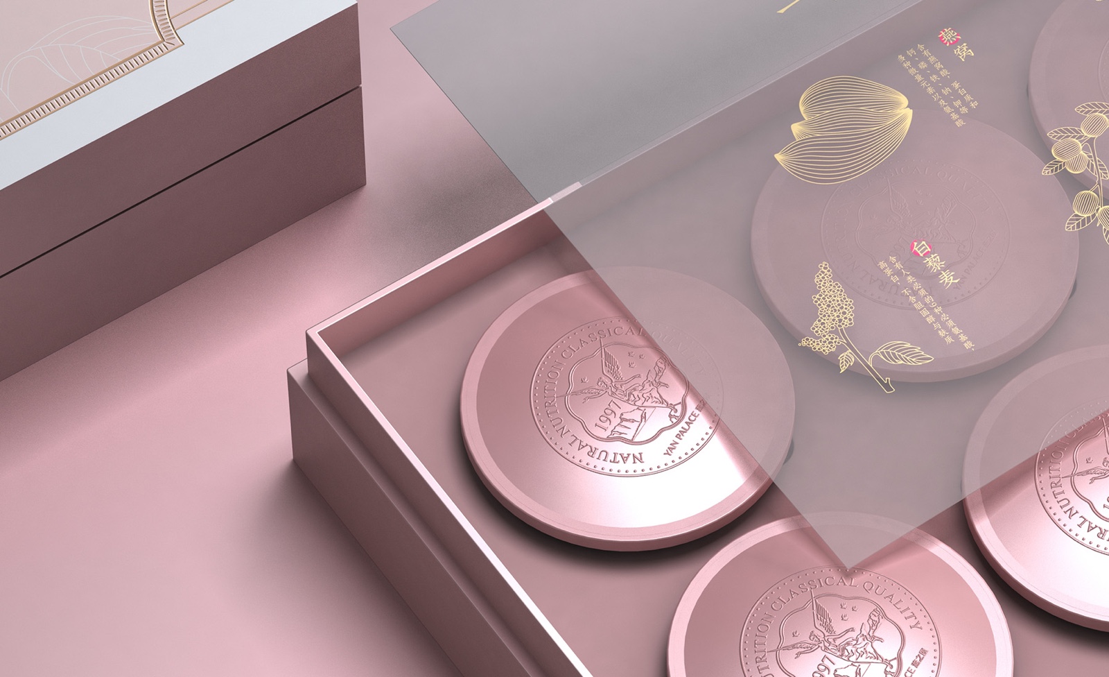 Bird's Nest Packaging，Coconut milk flower glue bird's nest packaging，Bird's nest gift box packaging，