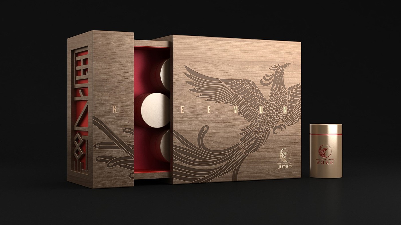 Qimen red tea packaging，Tea gift box packaging，High-end tea gift box packaging，