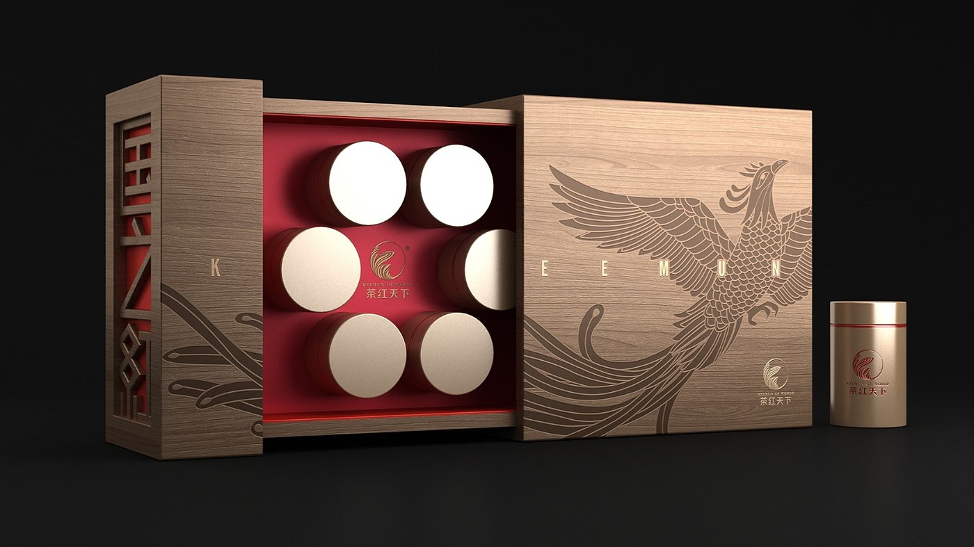 Qimen red tea packaging，Tea gift box packaging，High-end tea gift box packaging，