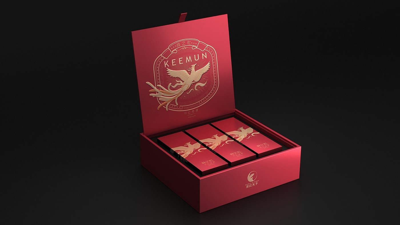 Qimen red tea packaging，Tea gift box packaging，High-end tea gift box packaging，