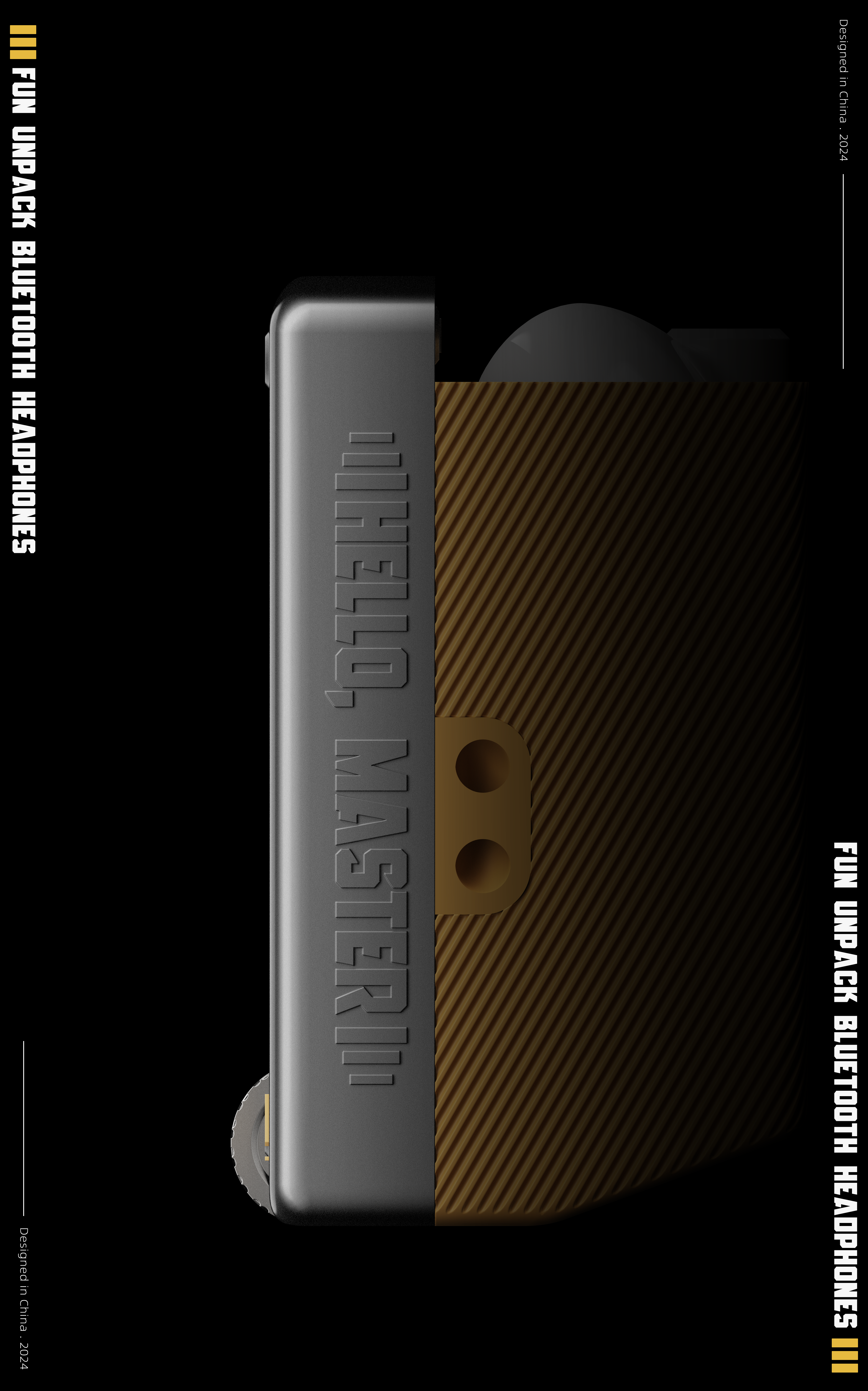 product design，decompression，Interesting design，Half in-ear earphone，industrial design，headset，