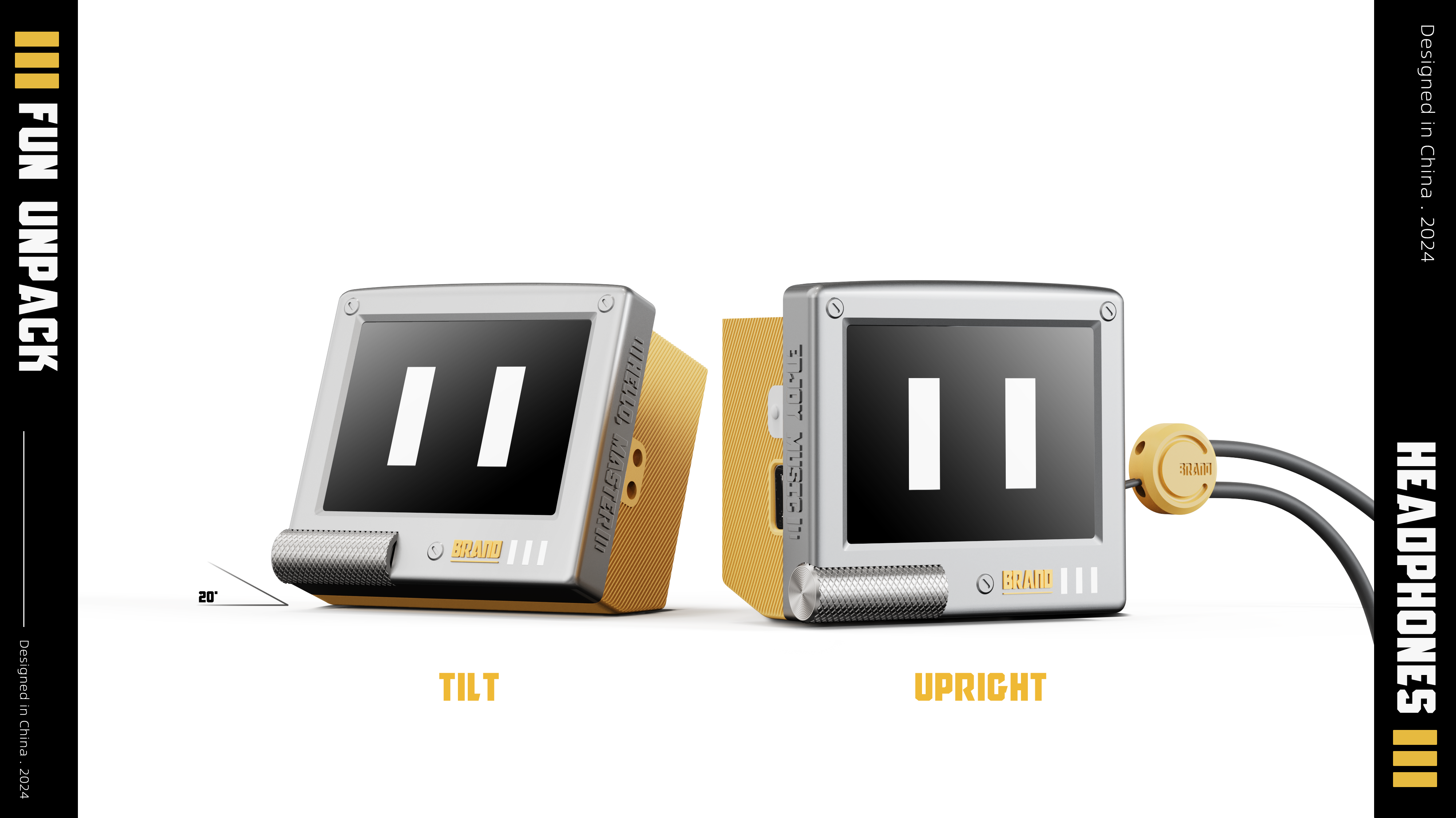 product design，decompression，Interesting design，Half in-ear earphone，industrial design，headset，