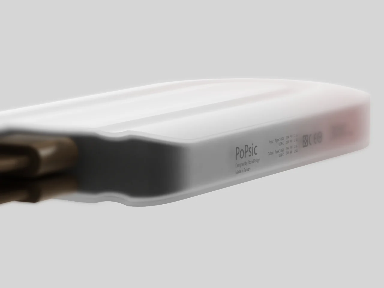 portable battery，Creative modeling，Popsicle inspiration，USB-C，PoPsic，