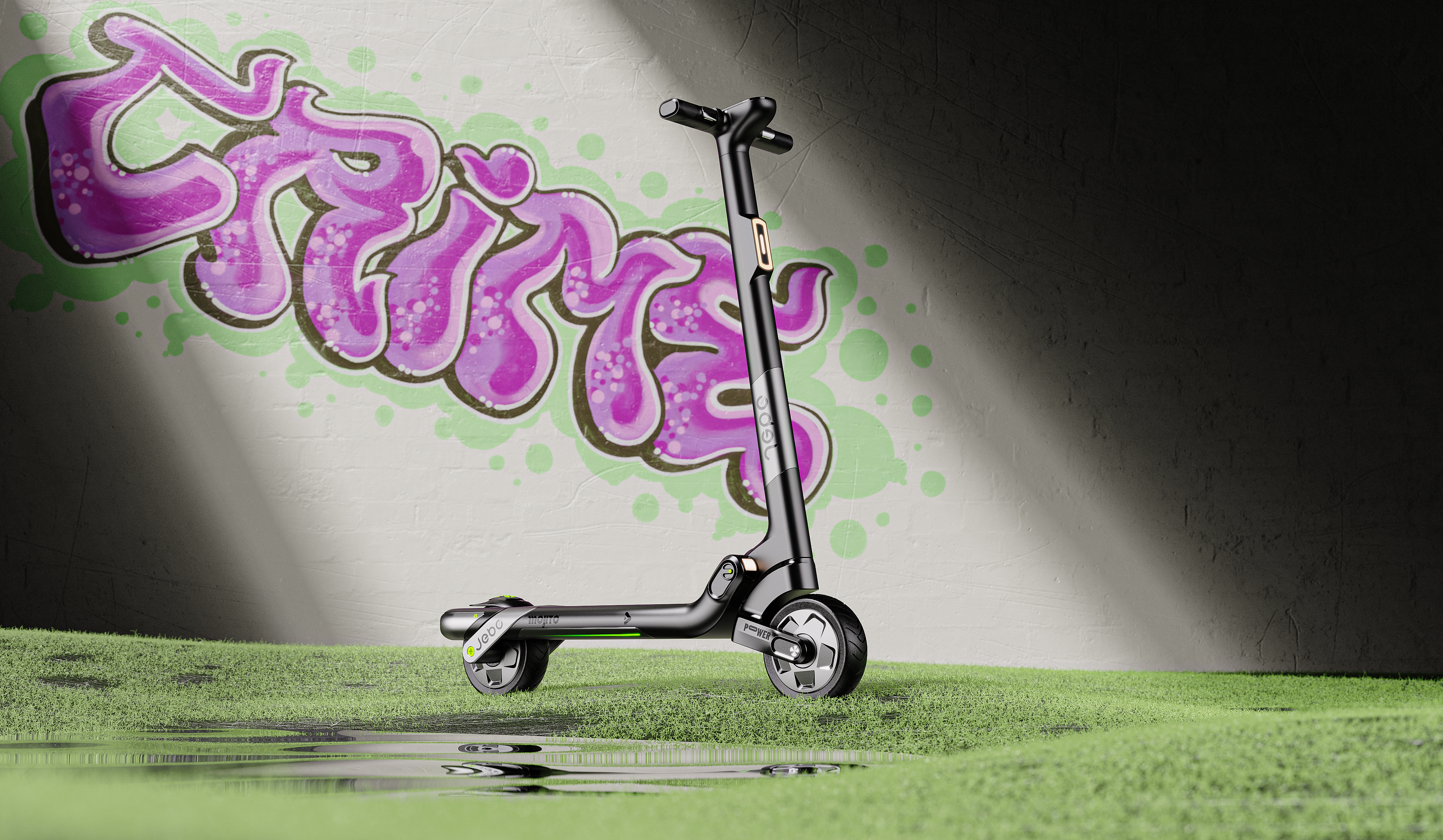 Scooter，Electric scooter，product design，outdoors，motion，outdoor sport，