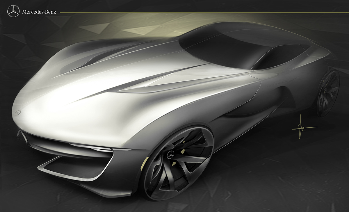 vehicle，industrial design，vehicle，Sports car，Concept Car，Benz，