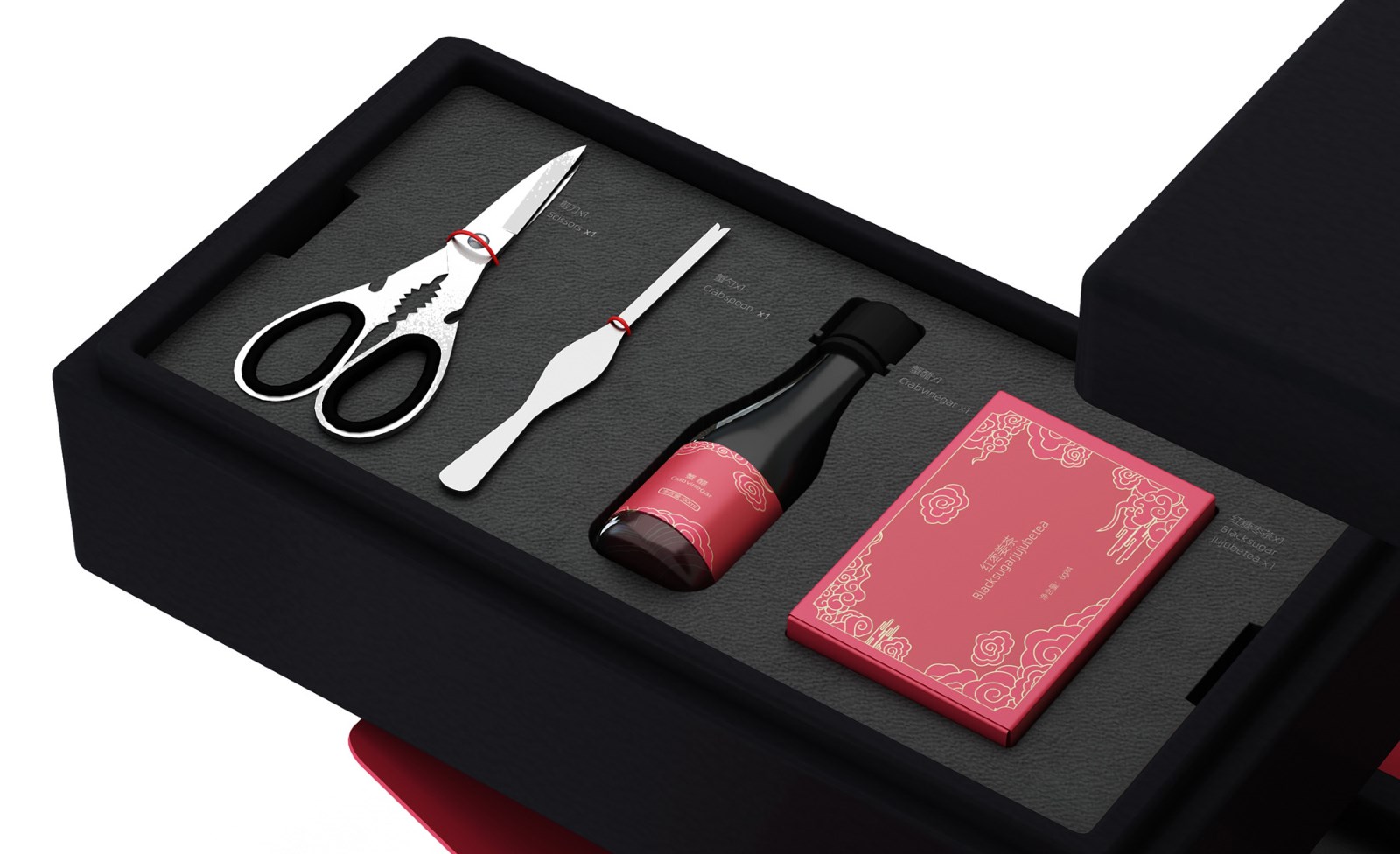 Hairy Crab Packaging Design，Hairy crab gift box packaging，fresh packaging design，