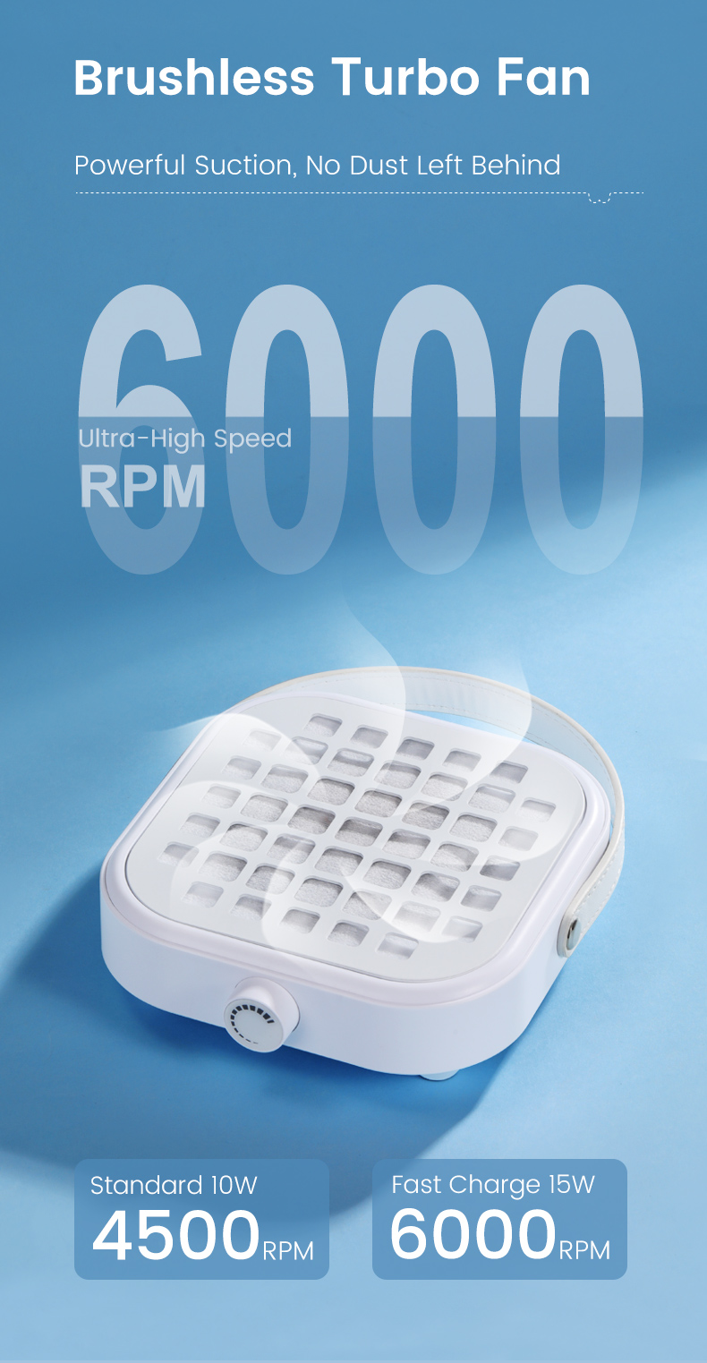 G340 Mini Nail Art Vacuum Cleaner-Play Nail Art DIY，