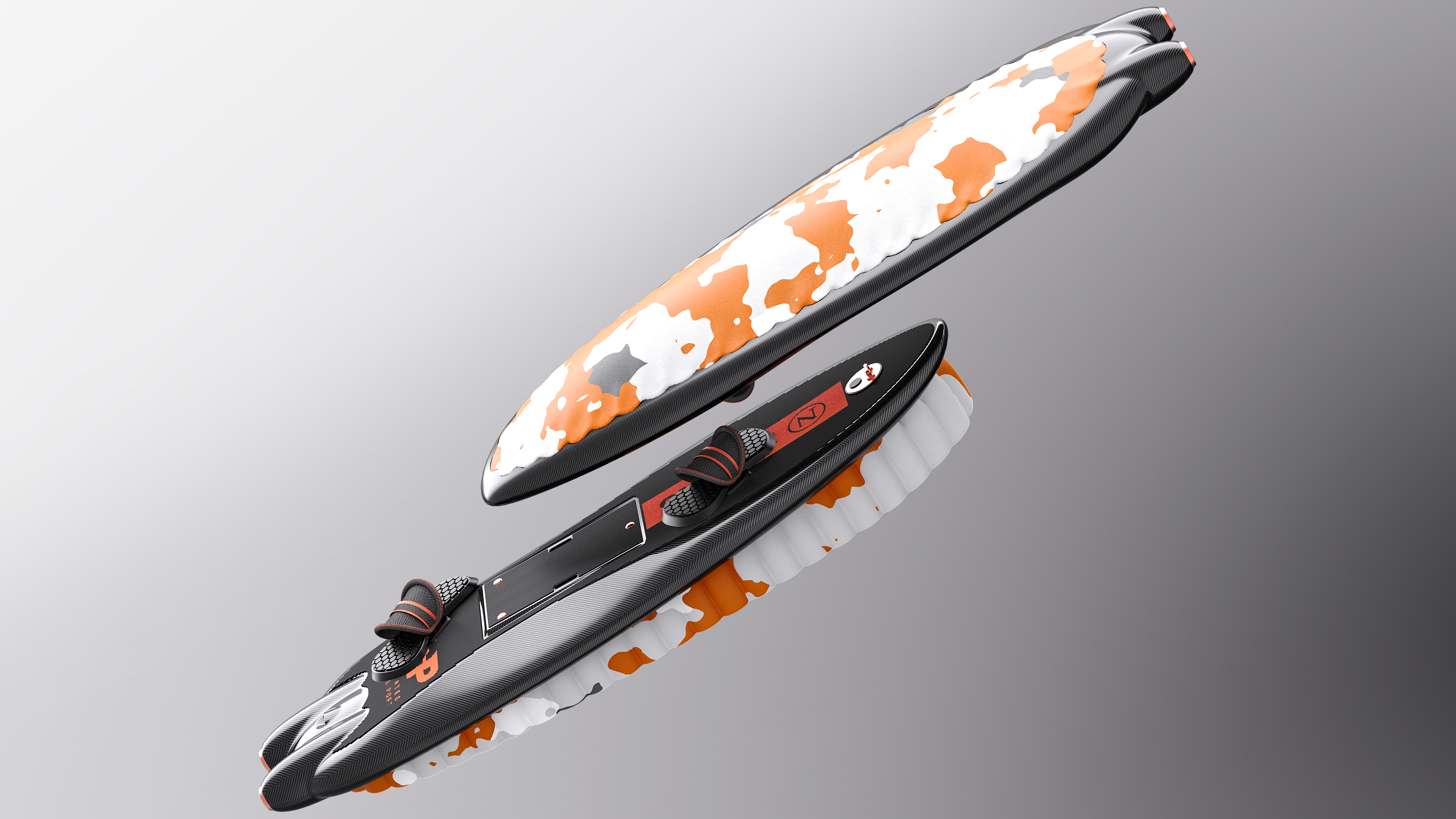 Electric surfboard, hovercraft, concept works，