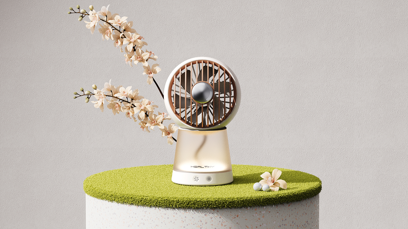 Two season products, small desktop fan, original design，