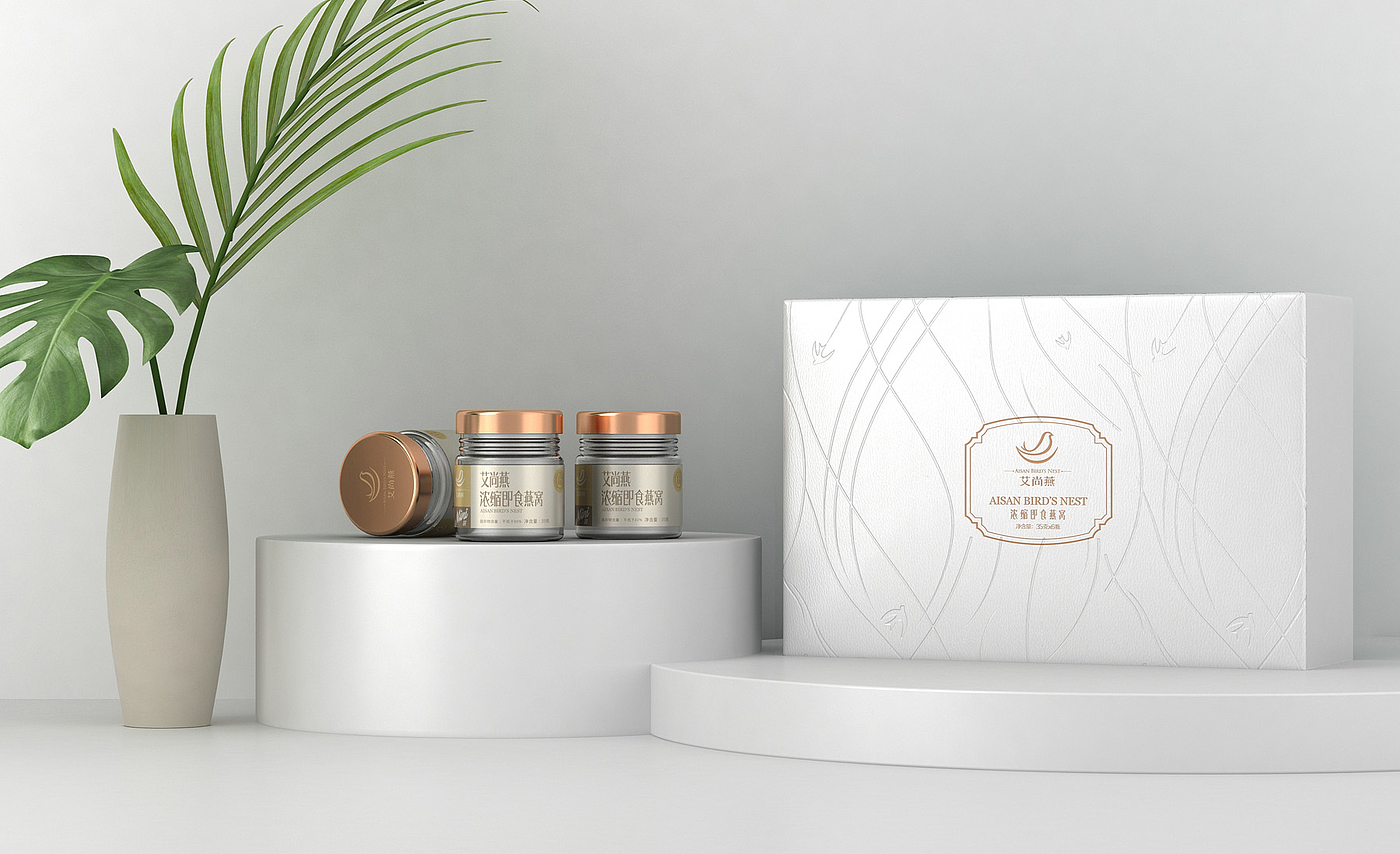 Aishang Yan Bird's Nest Packaging，Aishang Yan Bird's Nest Packaging，Packaging Design of Instant Bird's Nest，Packaging Design of Instant Bird's Nest，Bird's Nest Gift Box Packaging Design，Bird's Nest Gift Box Packaging Design，