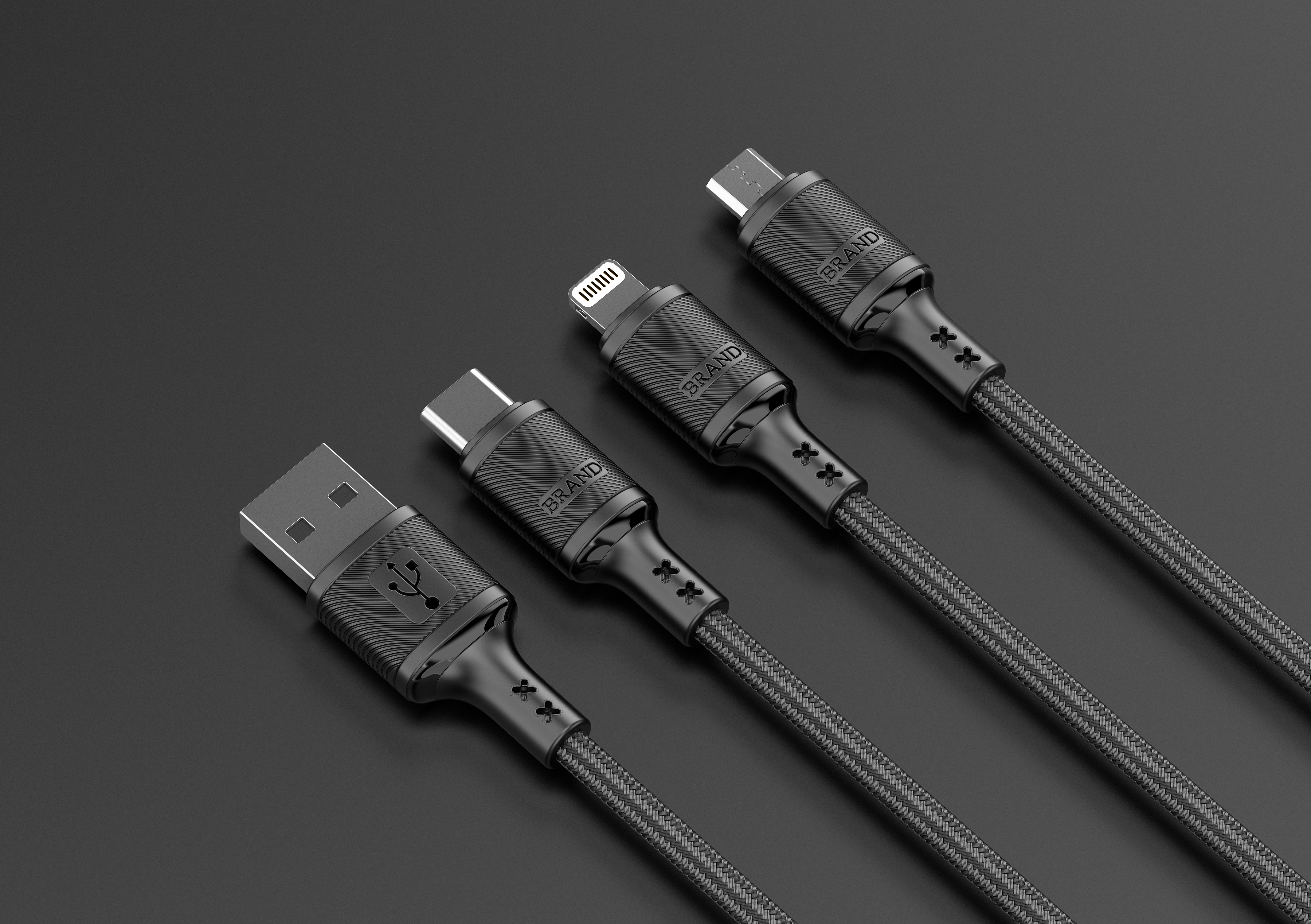 Data line creative aluminum alloy PD fast charge Apple Huawei Android，