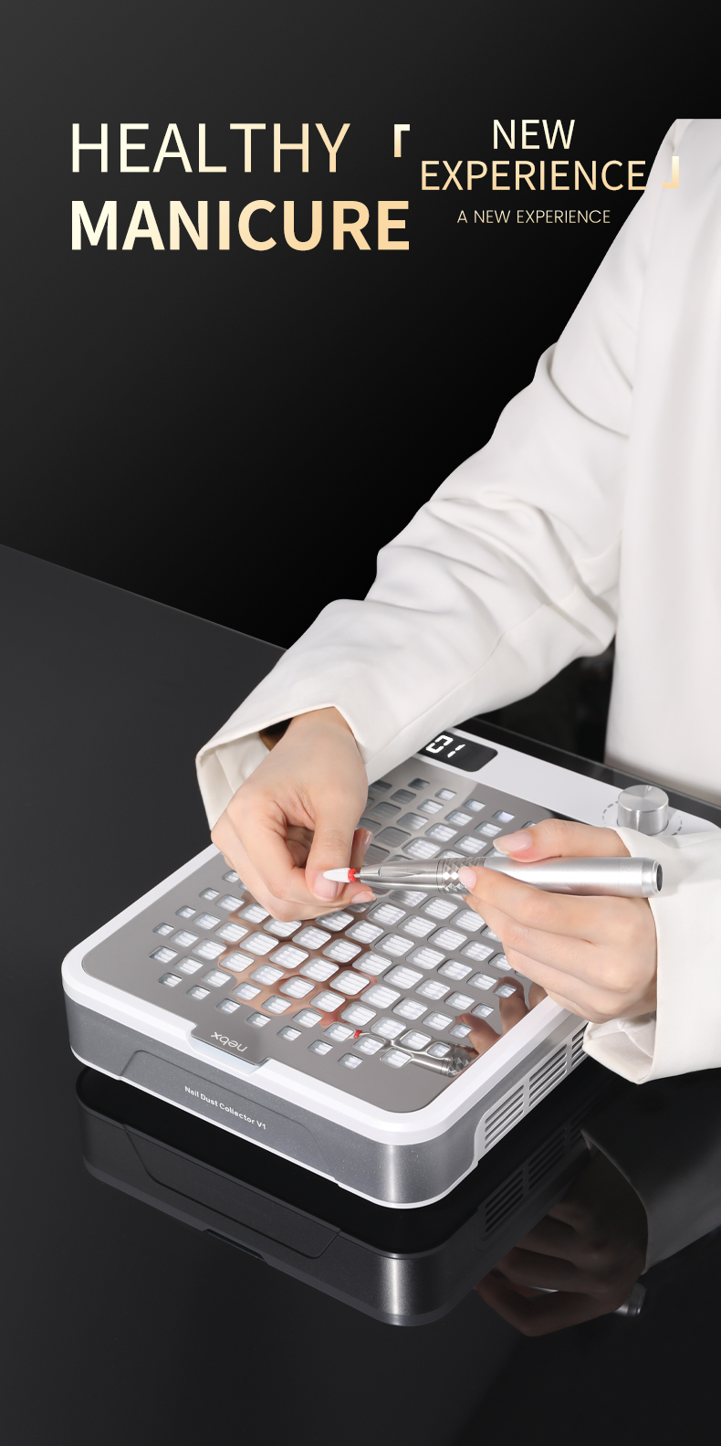 V1 High-end Nail Art Vacuum Cleaner-Exclusive to Nail Art Salon Flagship Store，