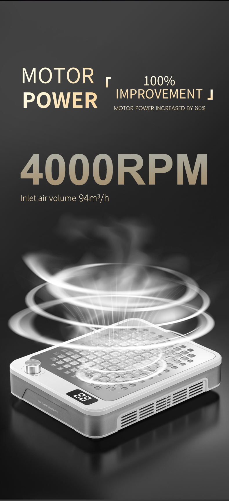 V1 High-end Nail Art Vacuum Cleaner-Exclusive to Nail Art Salon Flagship Store，